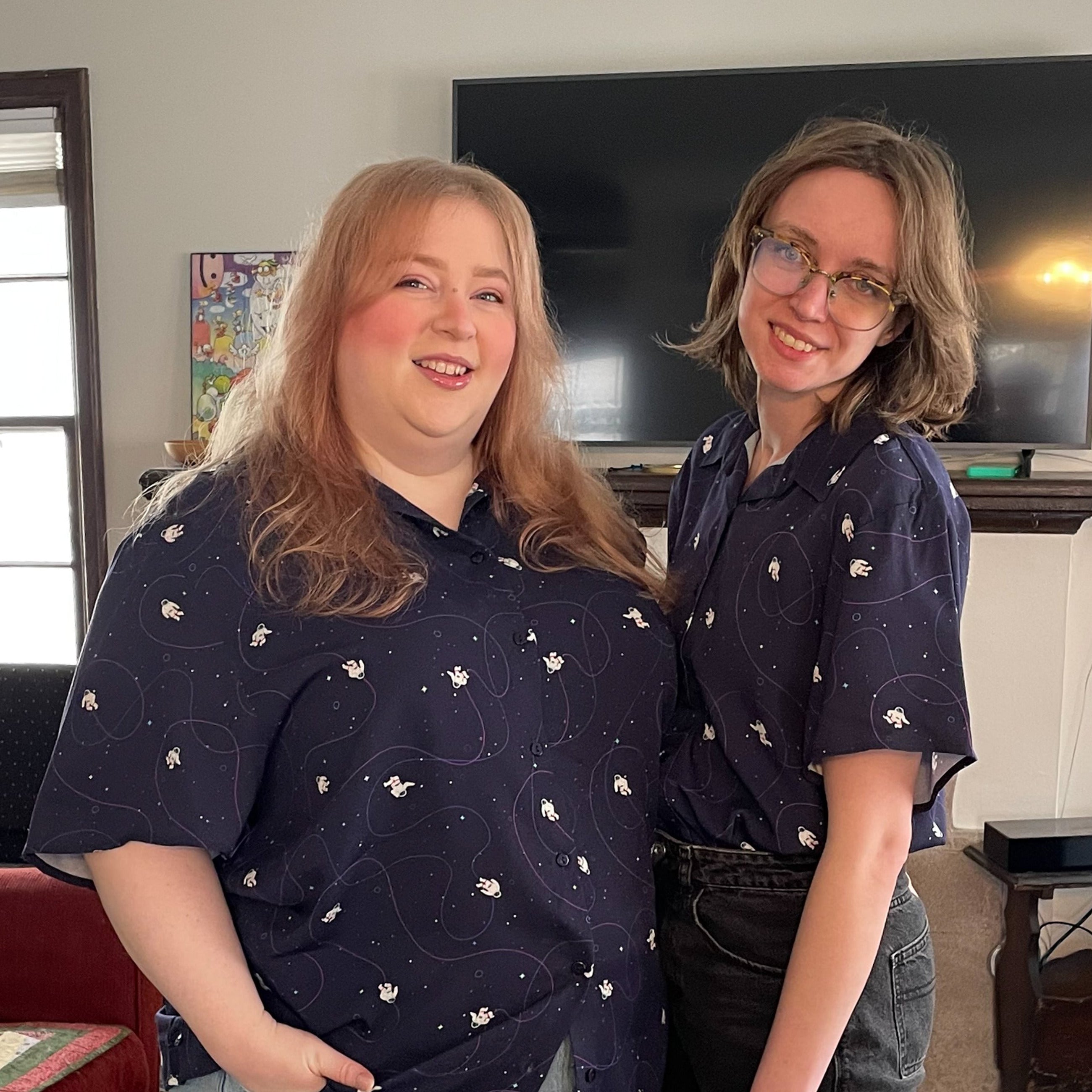 Astronaut Button-Up Shirt — FINAL SALE