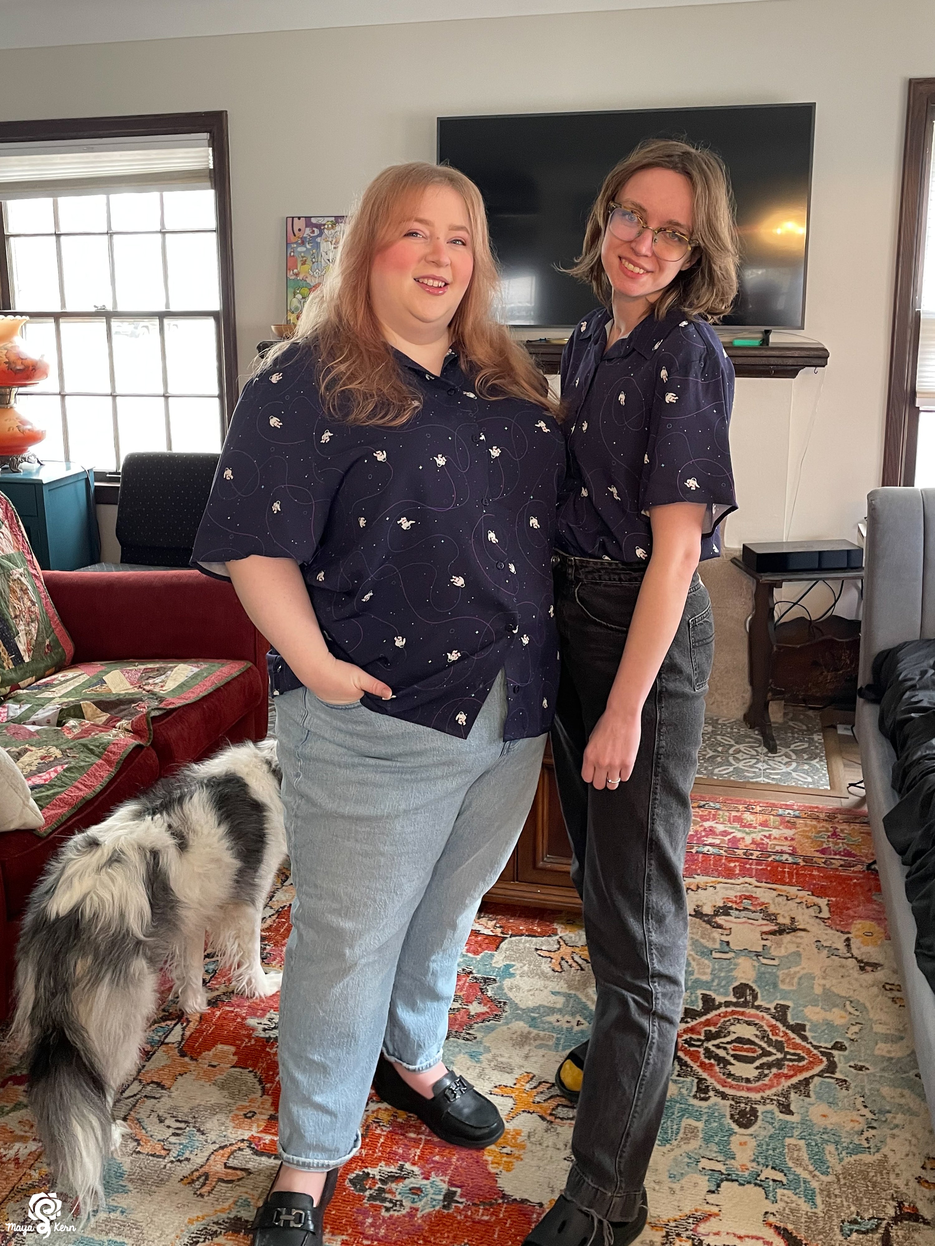 Astronaut Button-Up Shirt