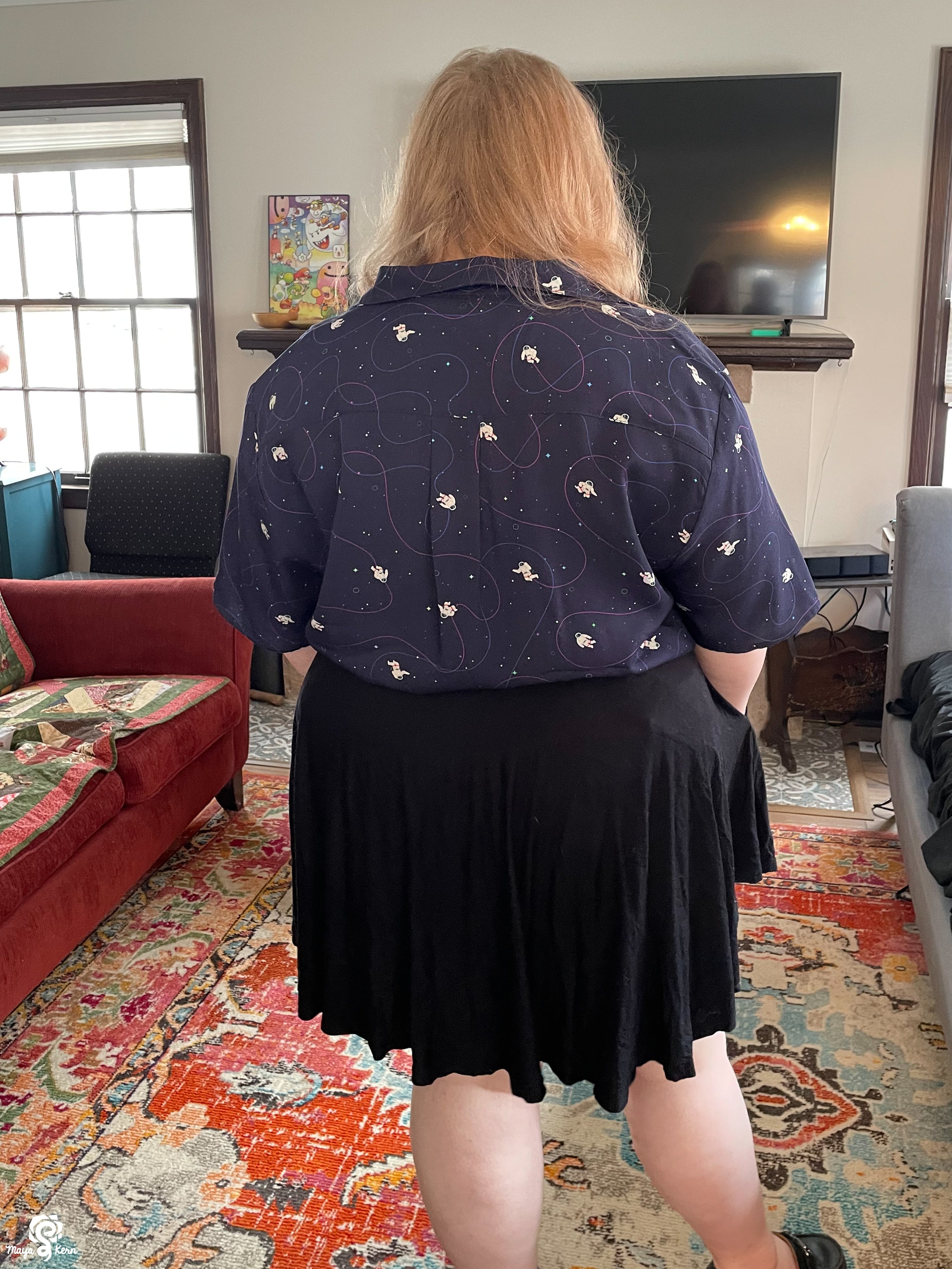 Astronaut Button-Up Shirt
