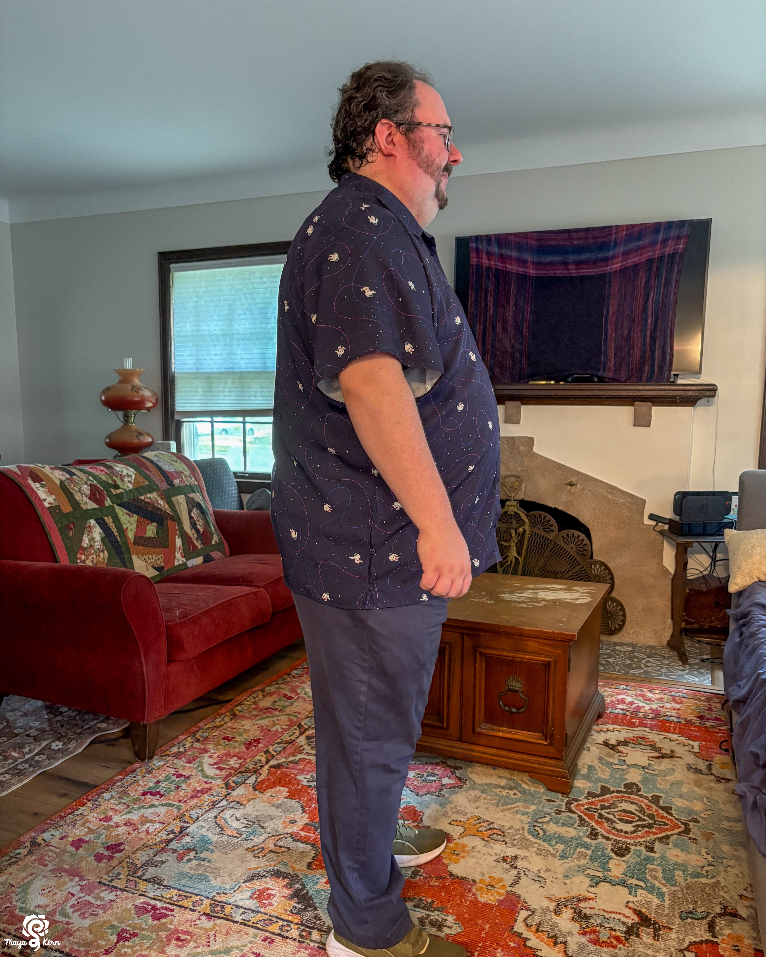 Astronaut Button-Up Shirt — FINAL SALE