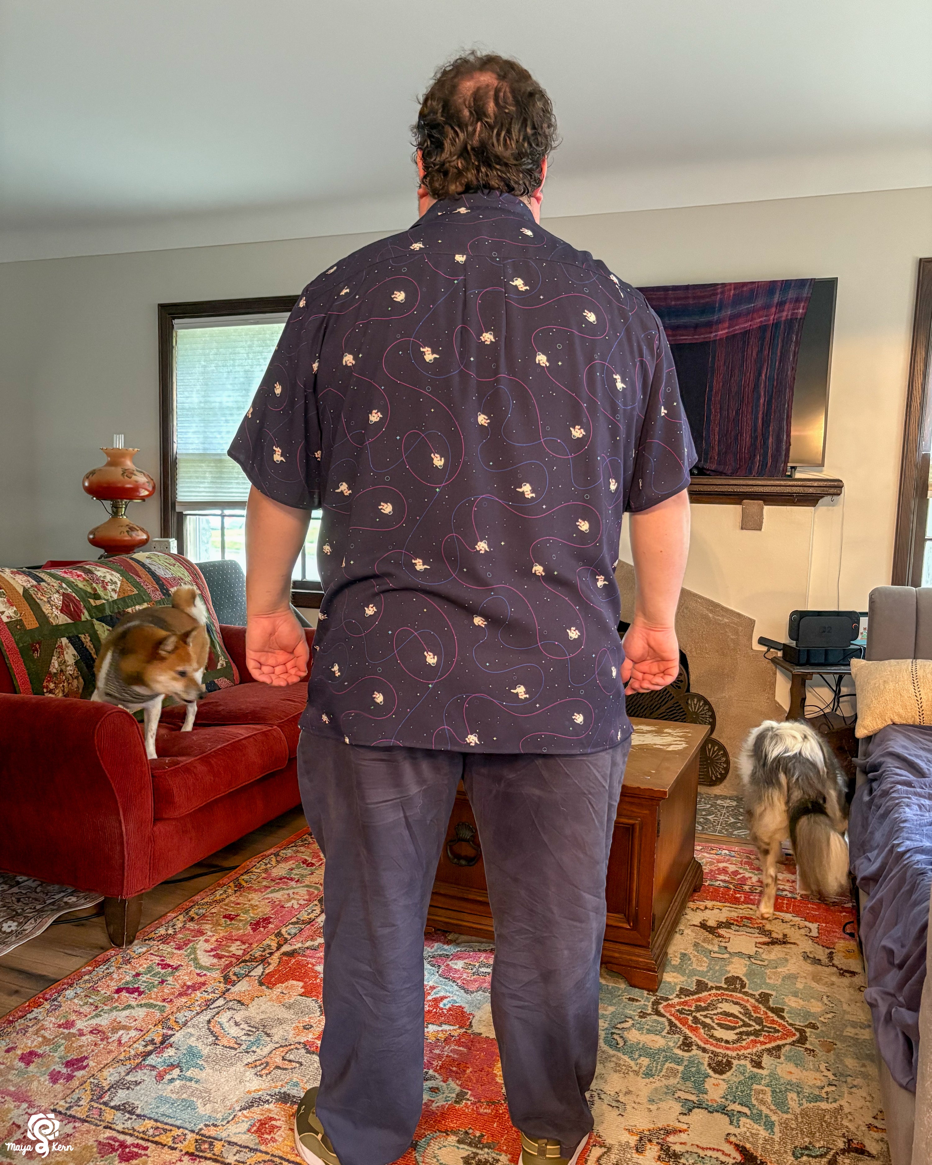 Astronaut Button-Up Shirt — FINAL SALE