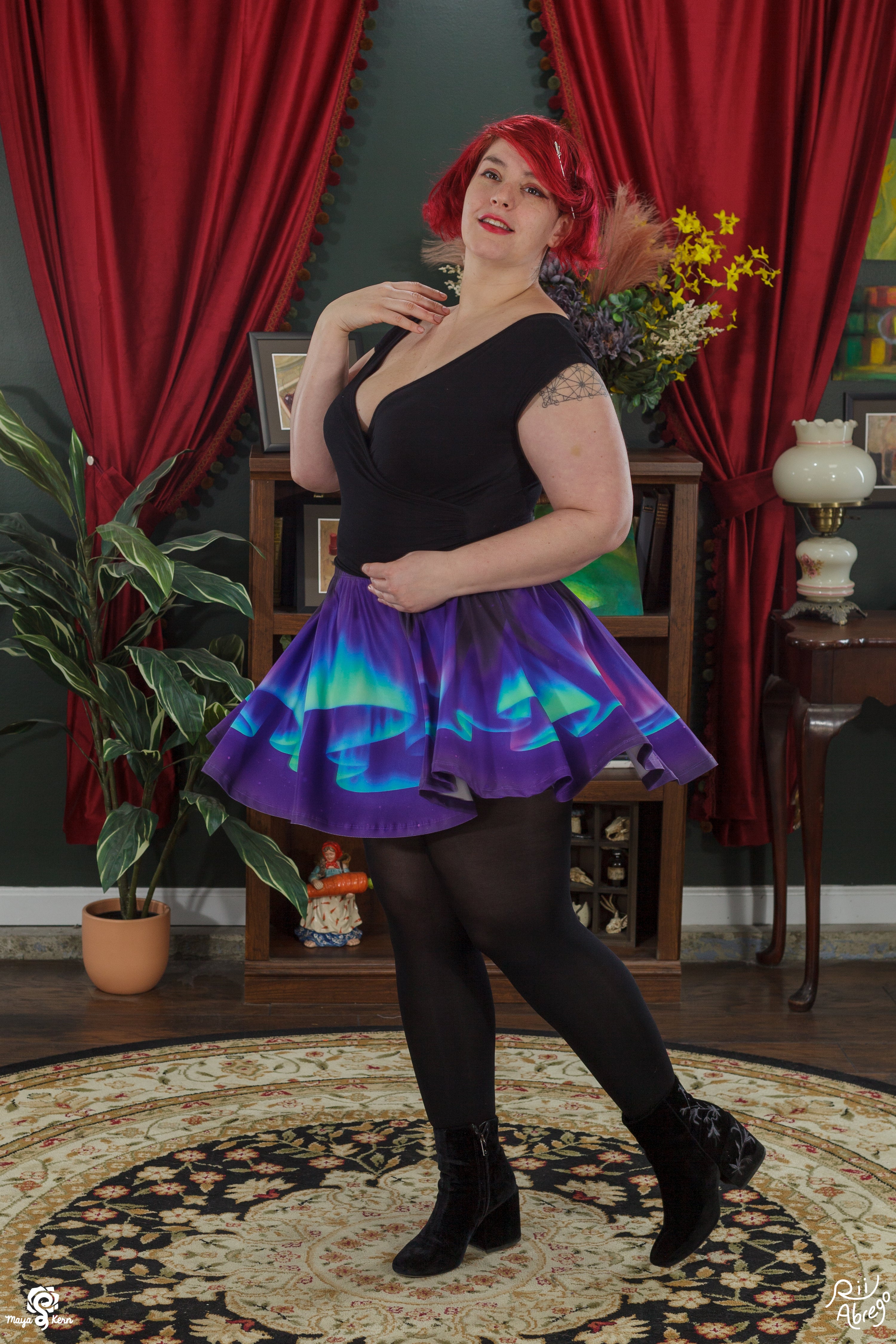 Collab: Rii Abrego Aurora Miniskirt