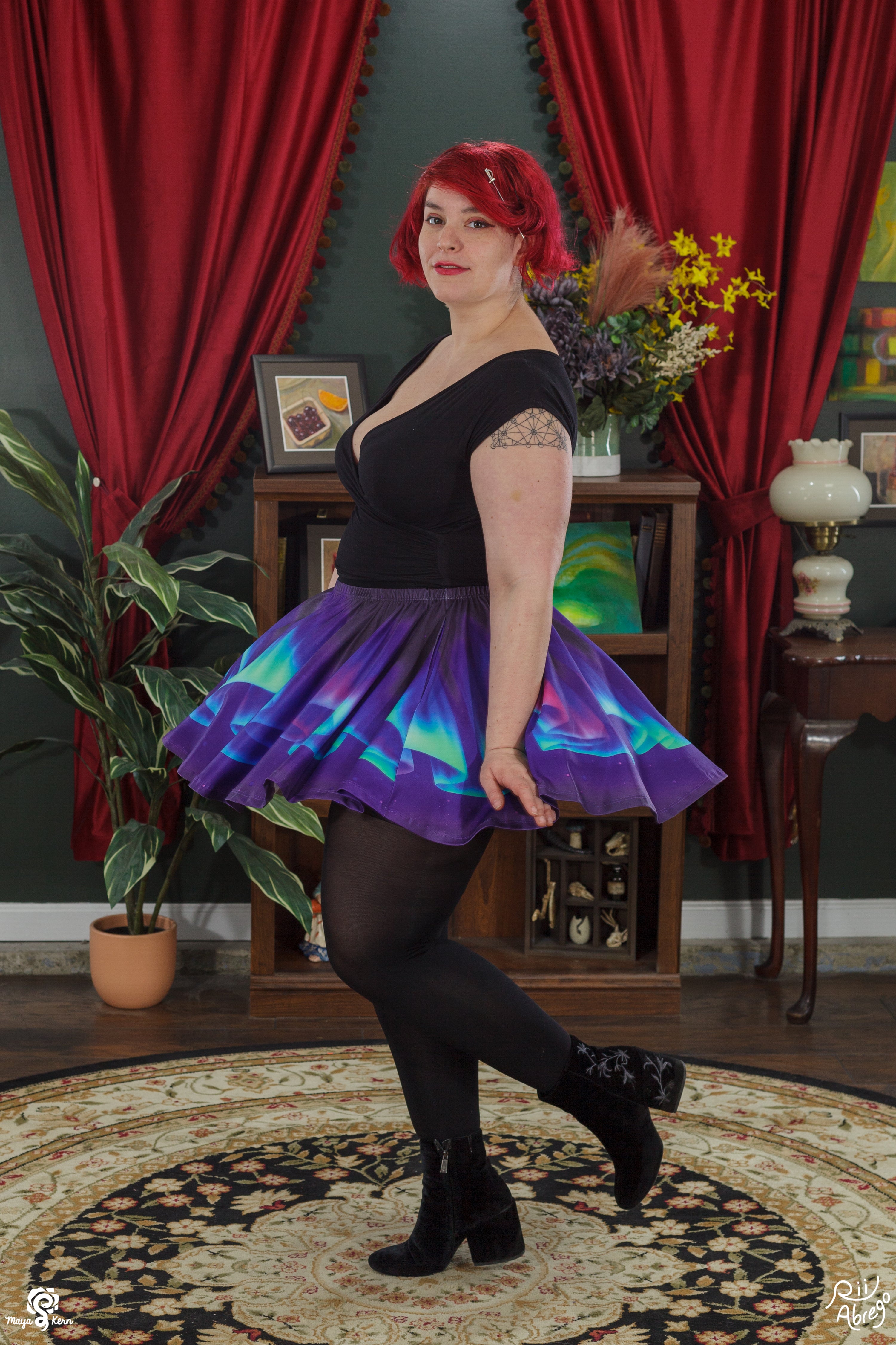 Collab: Rii Abrego Aurora Miniskirt