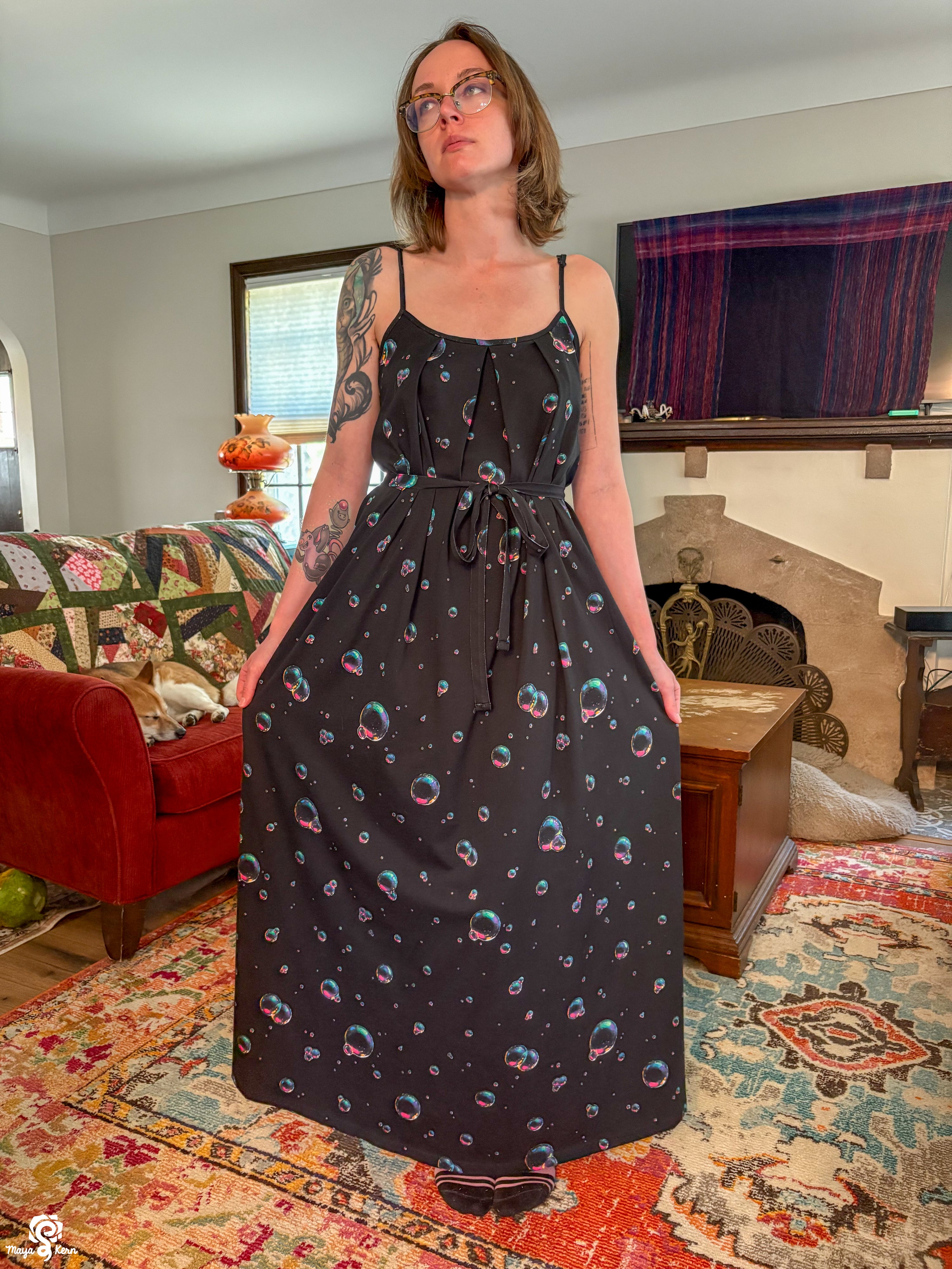 [PREORDER] Bubbles Sunswept Maxi Dress