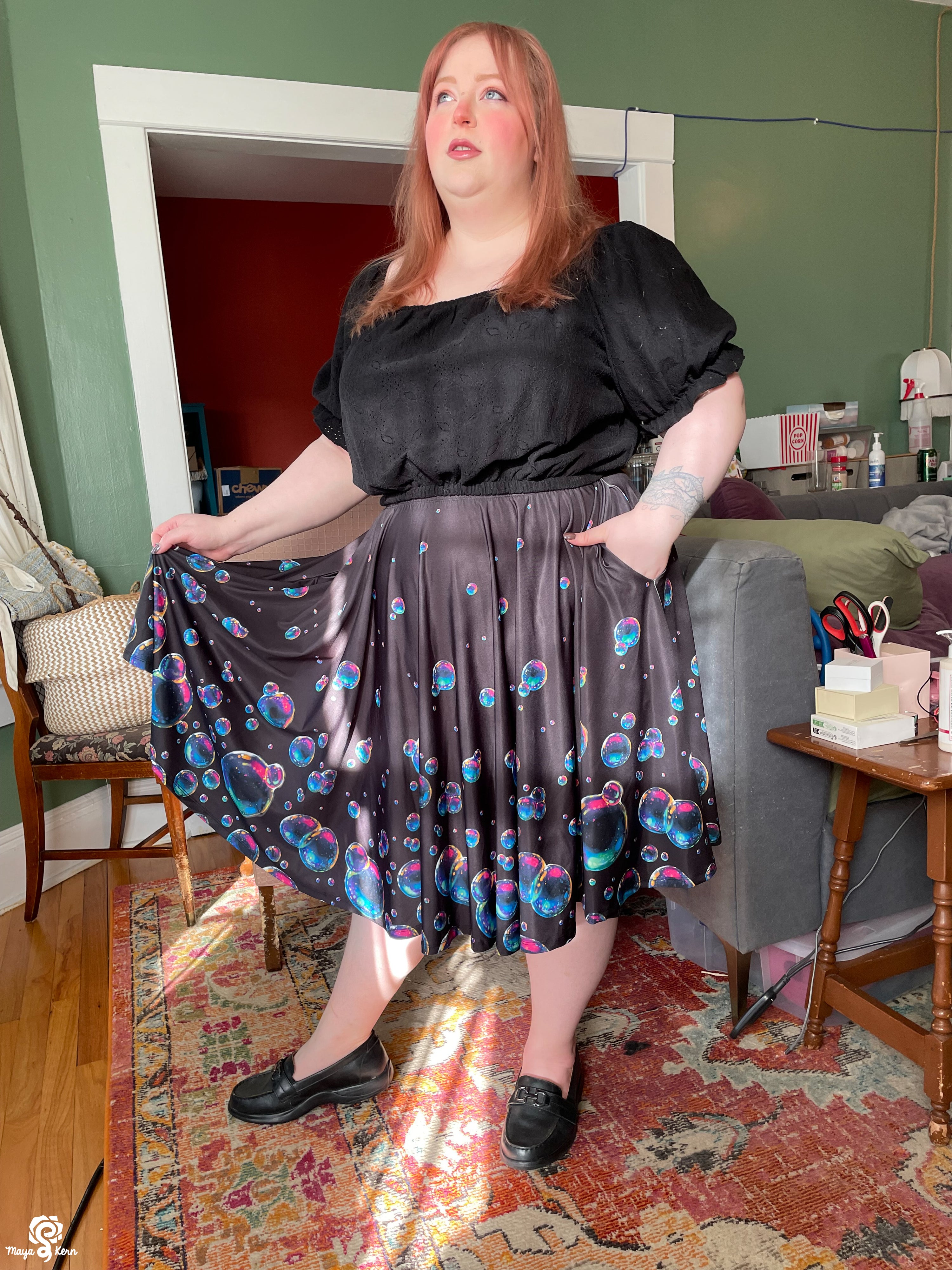 Bubbles Midi Skirt