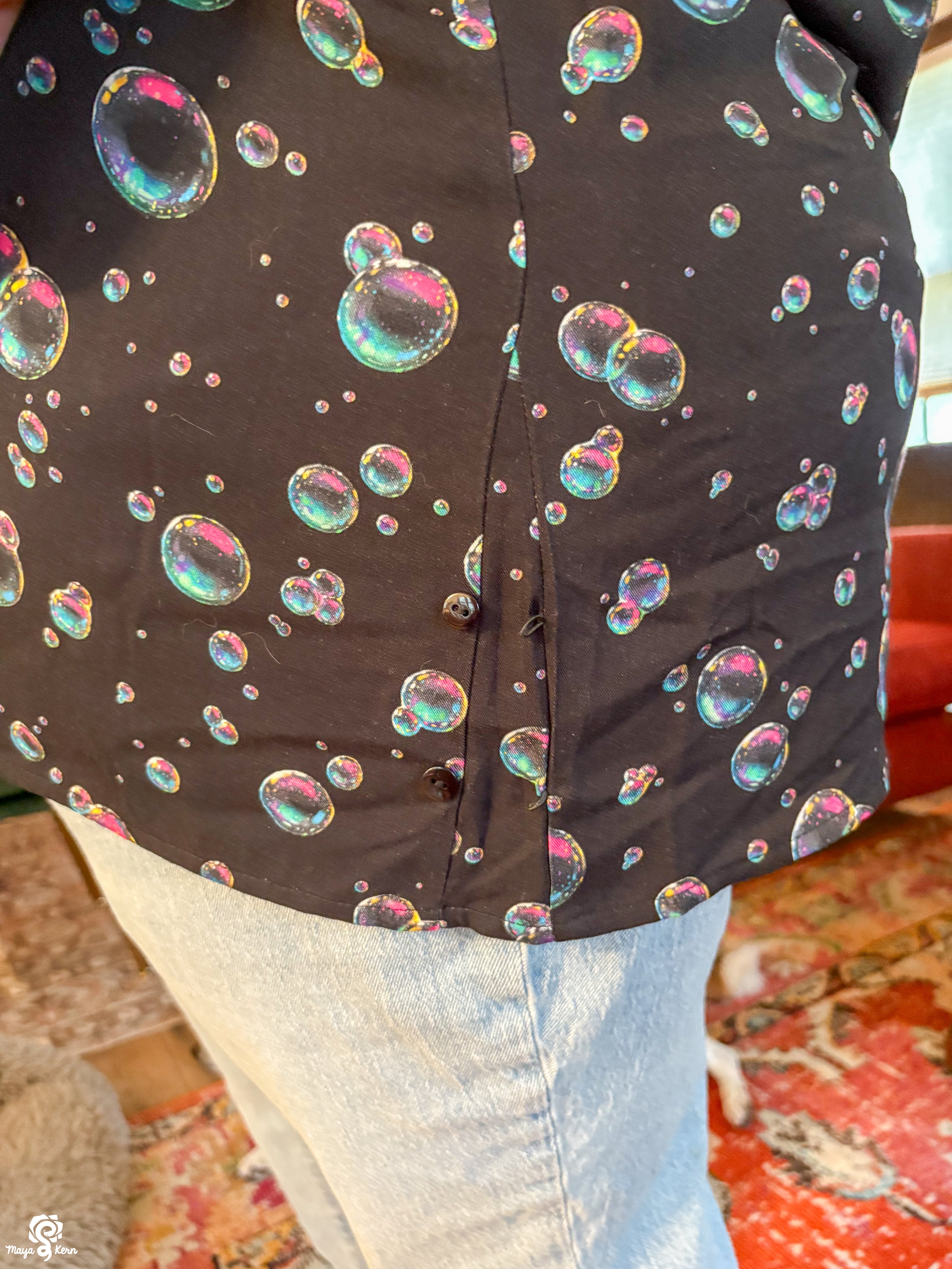Bubbles Button-Up Shirt