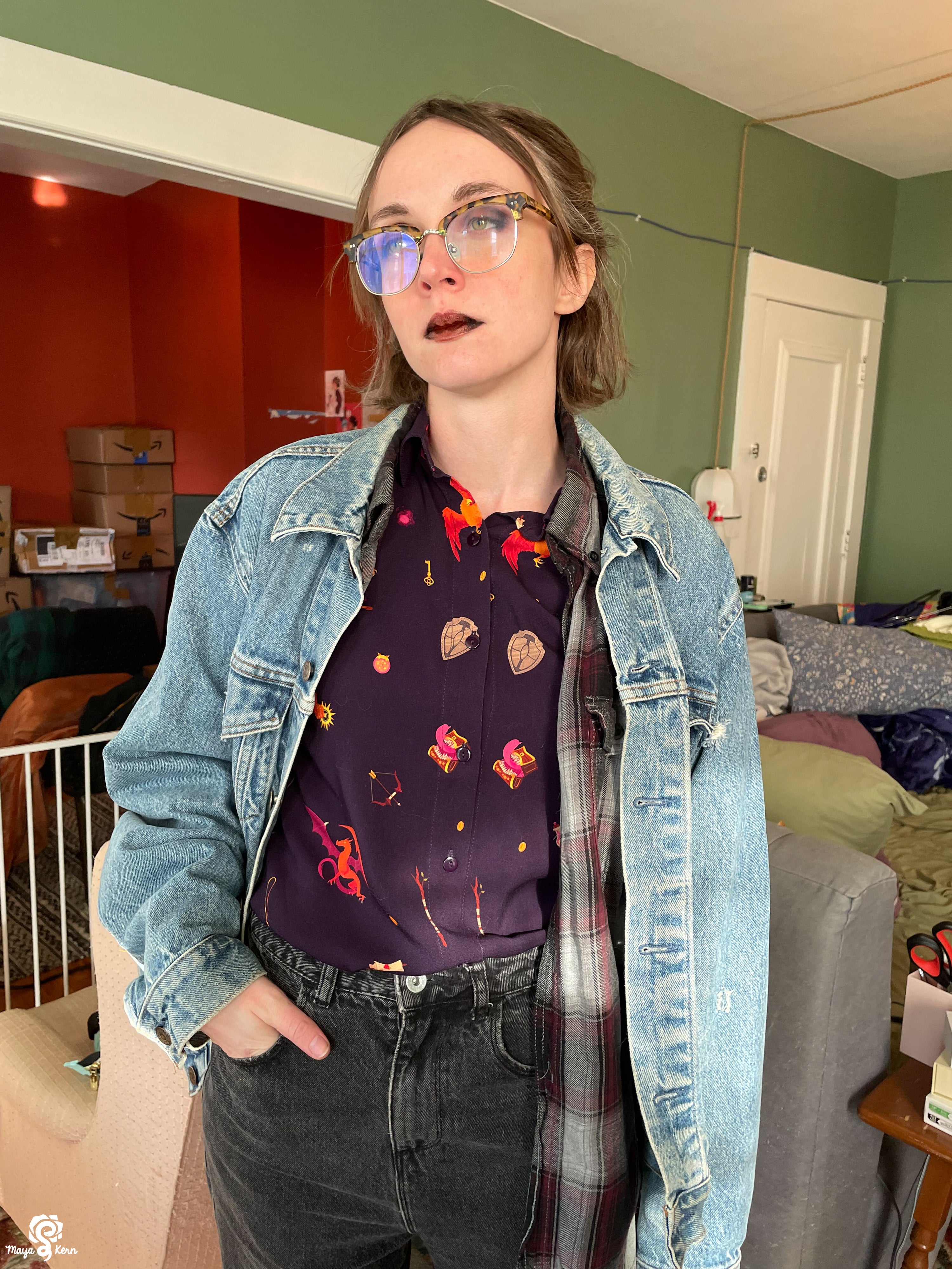 [PREORDER] Dungeon Delver Cotton Button-Up Shirt