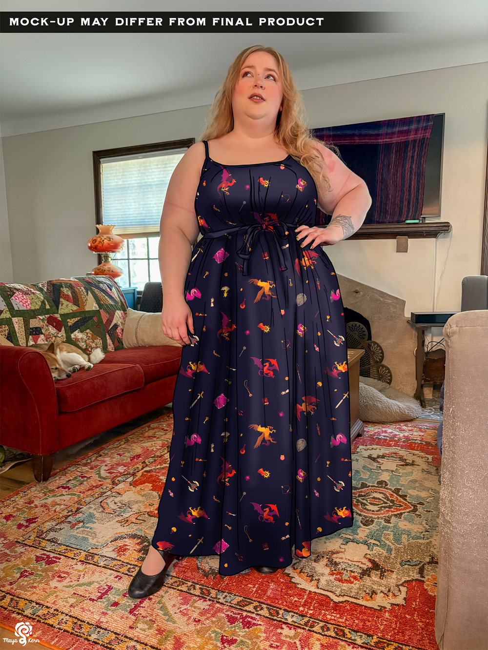 [PREORDER] Dungeon Delver Sunswept Maxi Dress