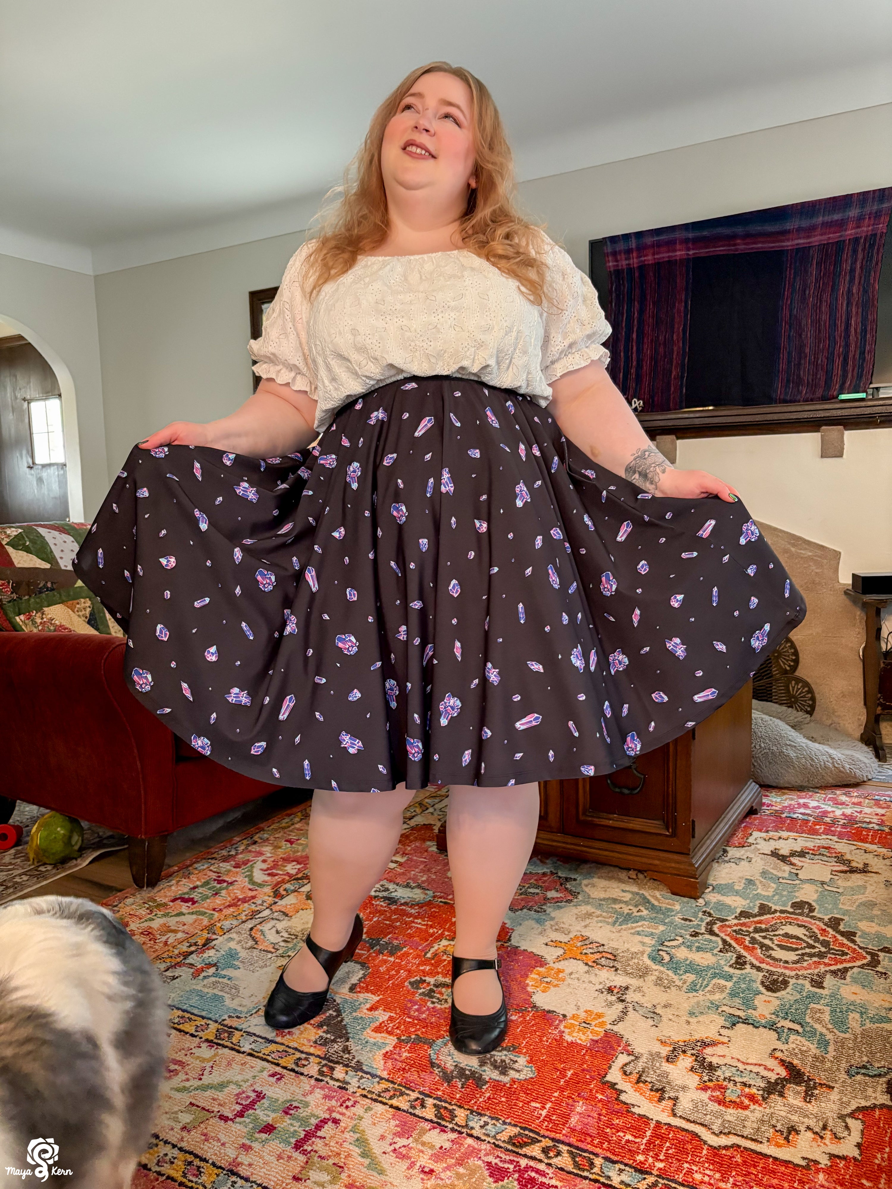 Gemstone Midi Skirt
