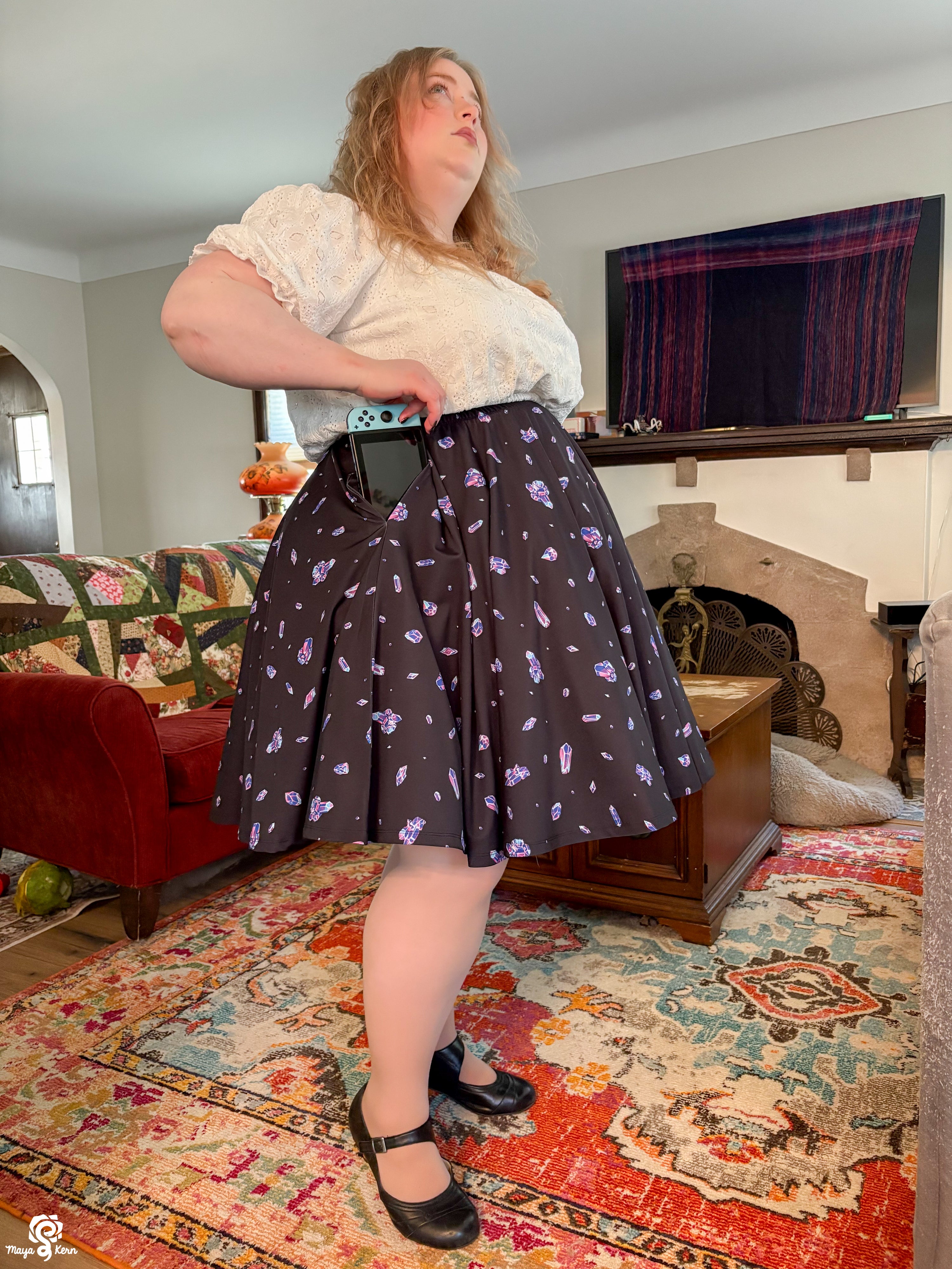 Gemstone Midi Skirt
