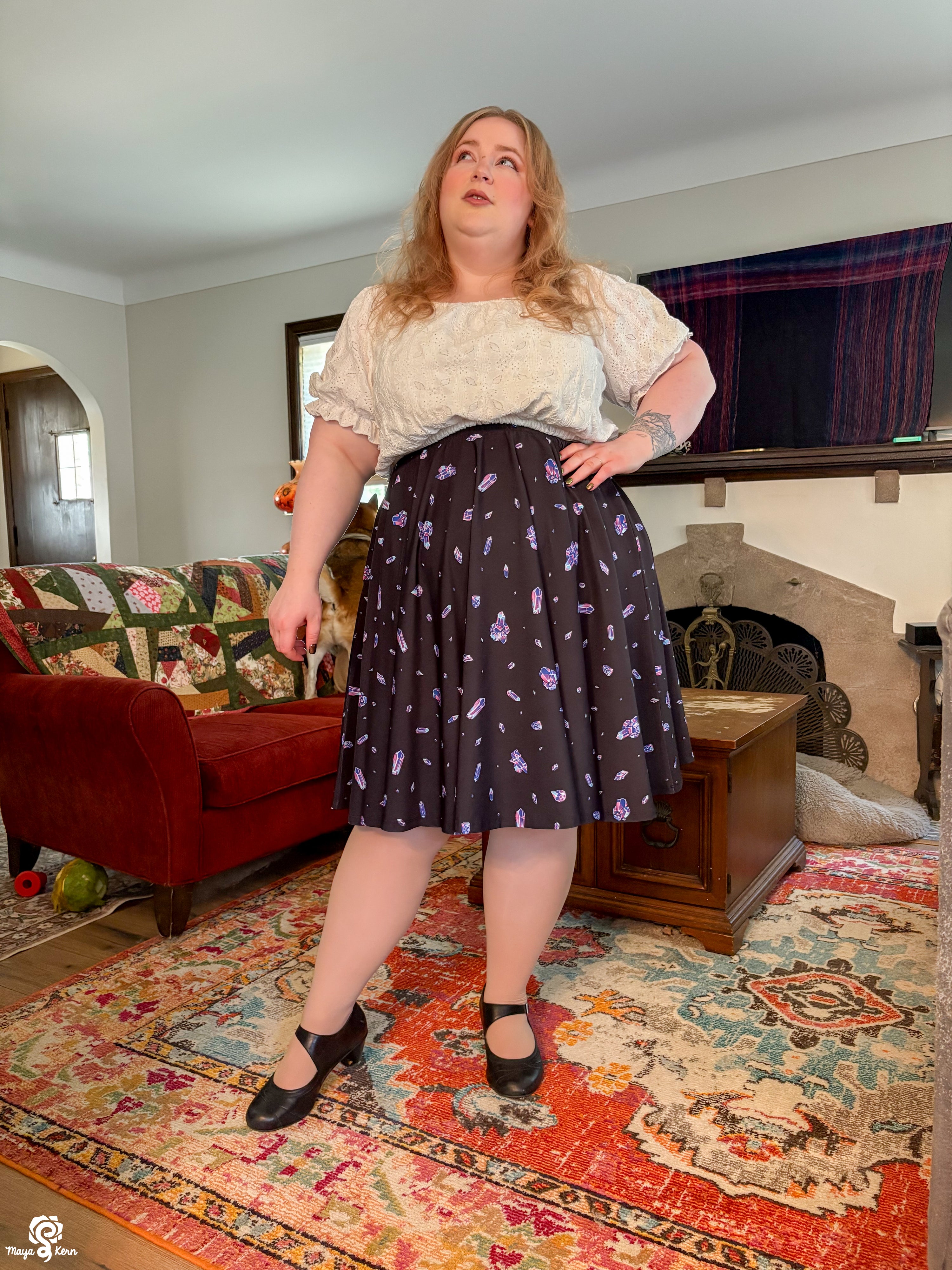 Gemstone Midi Skirt