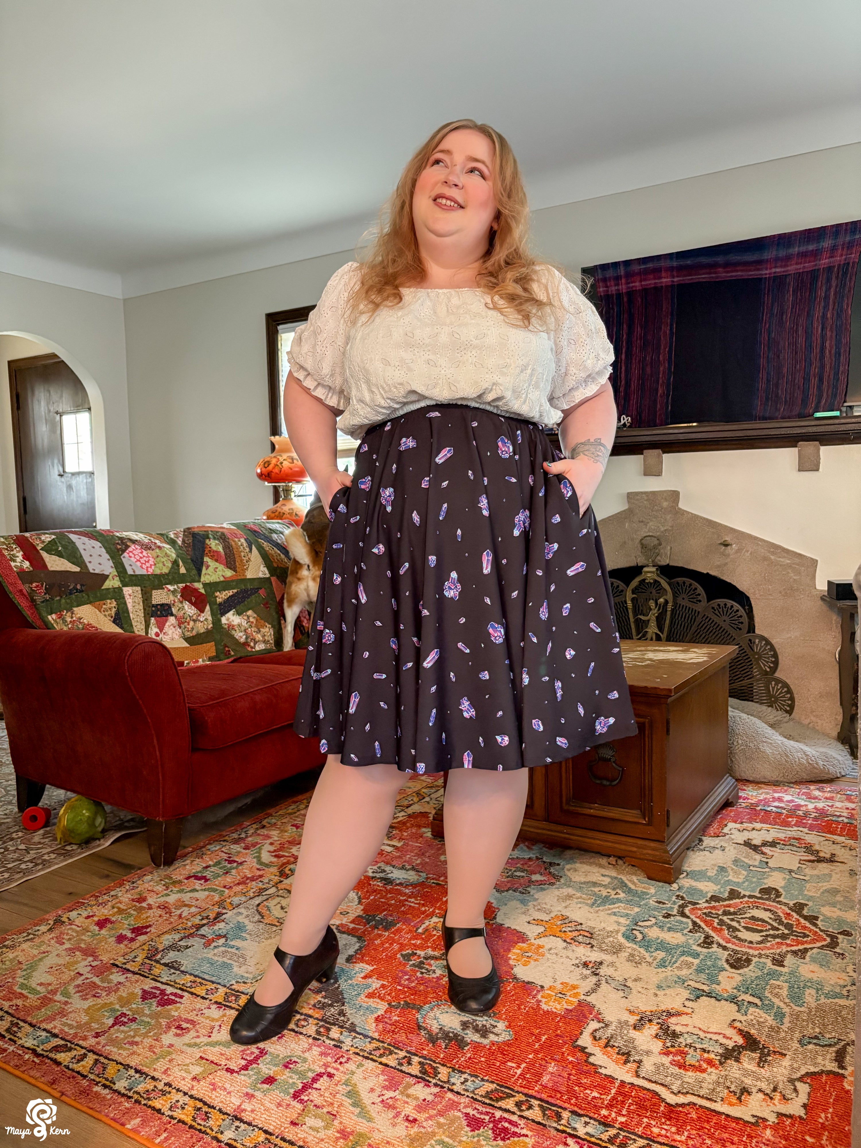 Gemstone Midi Skirt