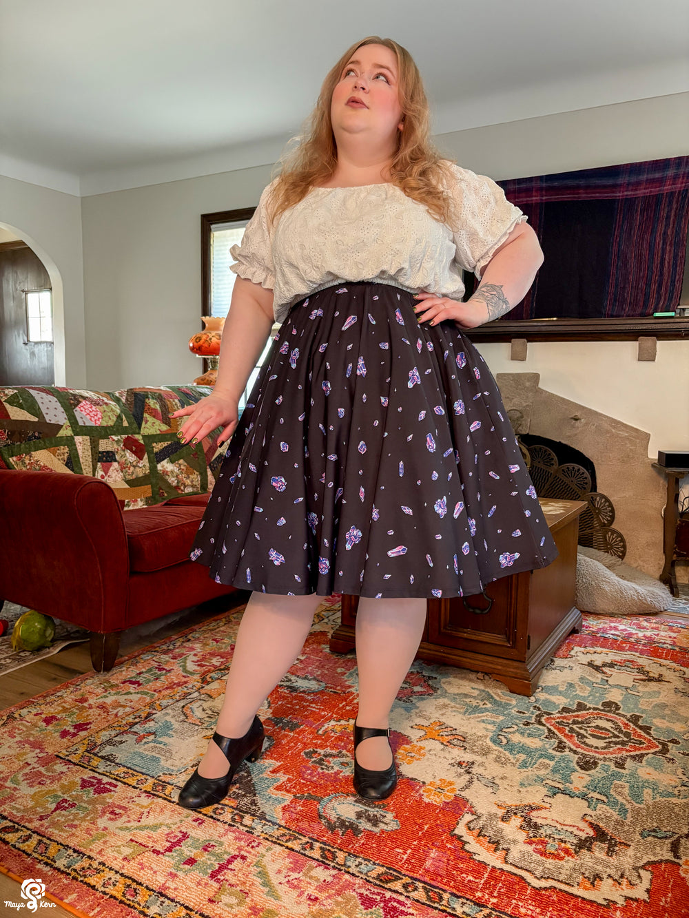 Gemstone Midi Skirt