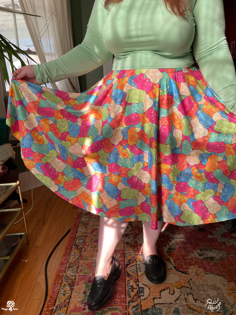 COLLAB: Rii Abrego Gummy Bear Midi Skirt