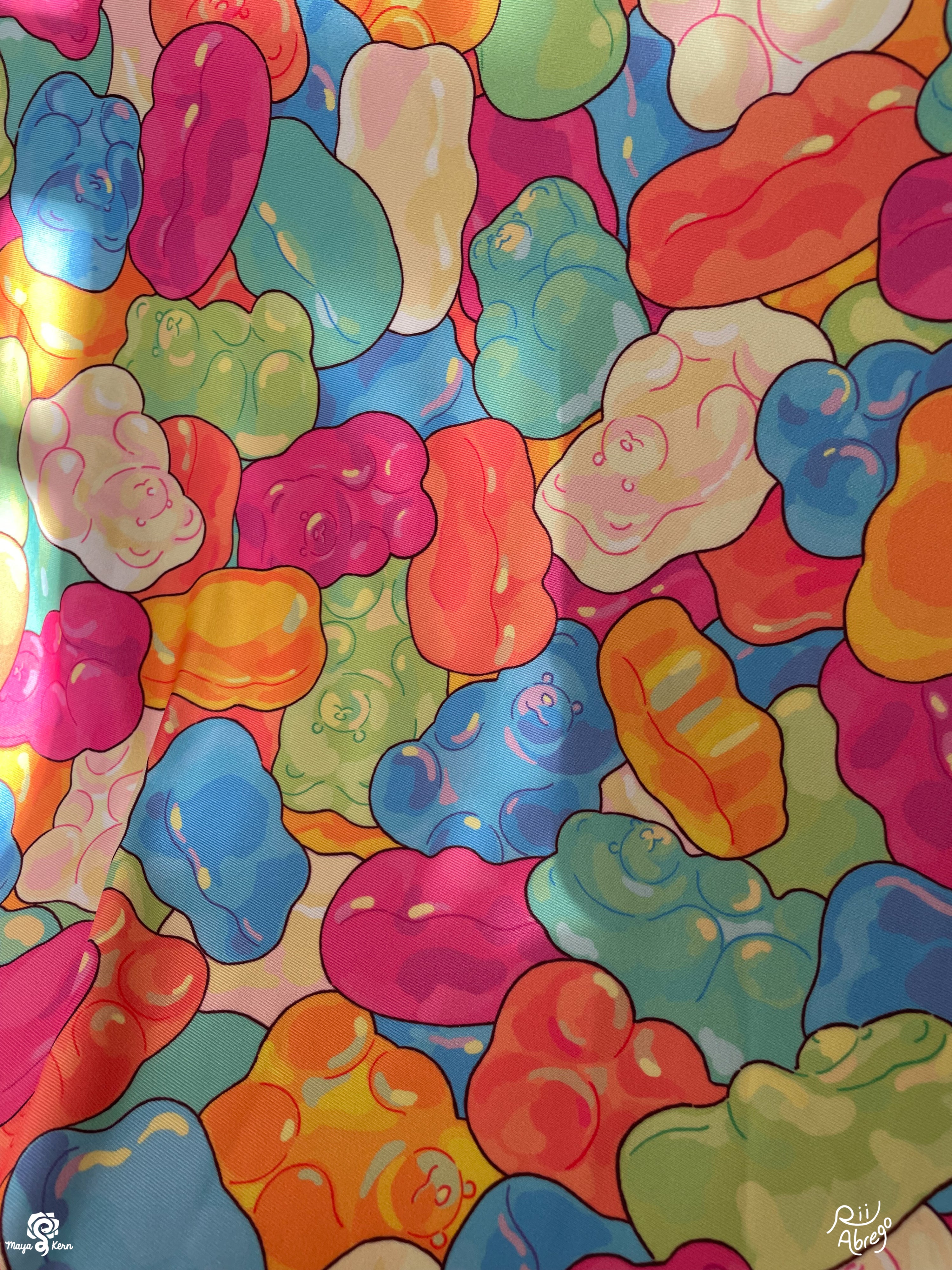 COLLAB: Rii Abrego Gummy Bears Button Up Shirt