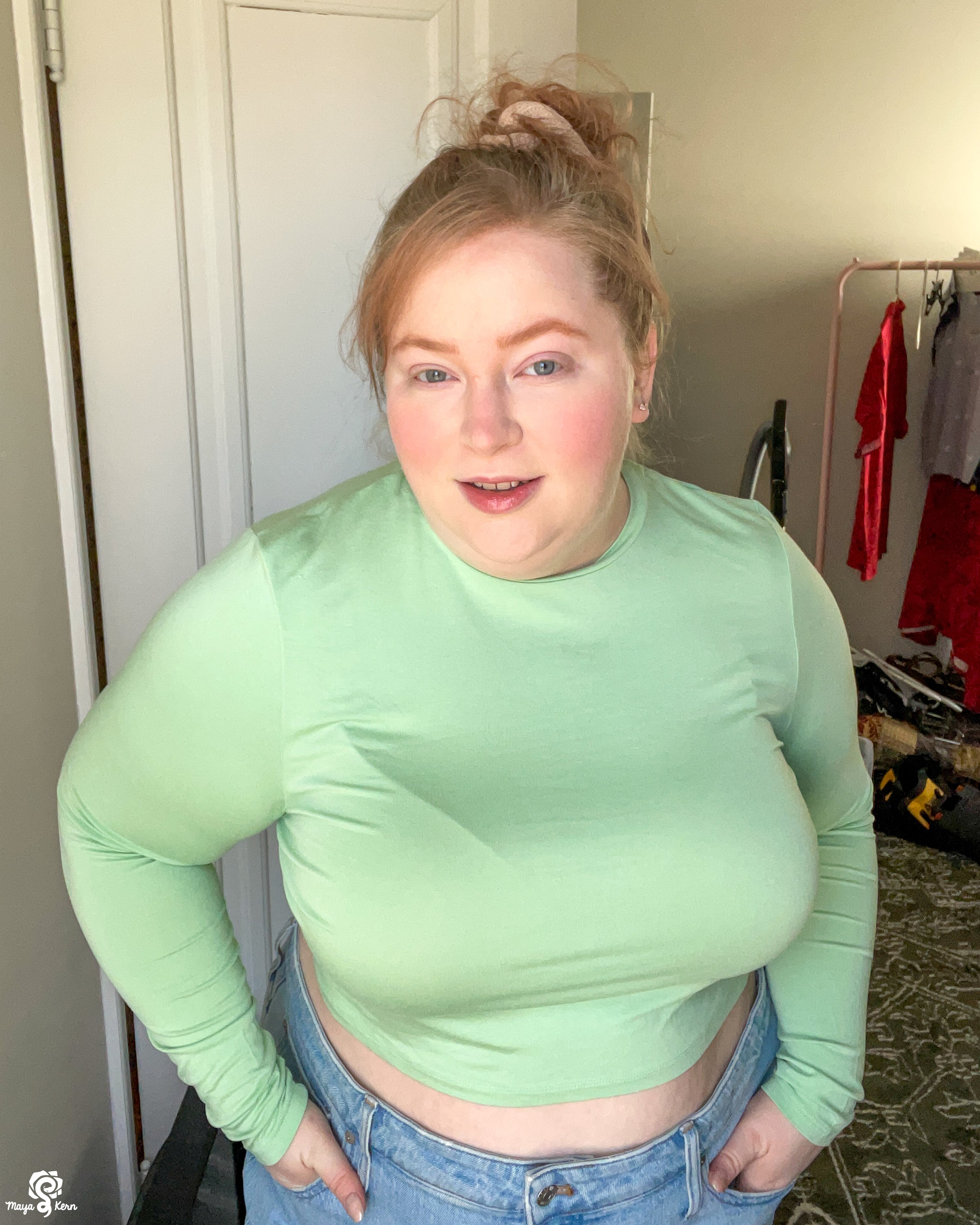 Hemlock Cropped Long Sleeve T-Shirt — FINAL SALE