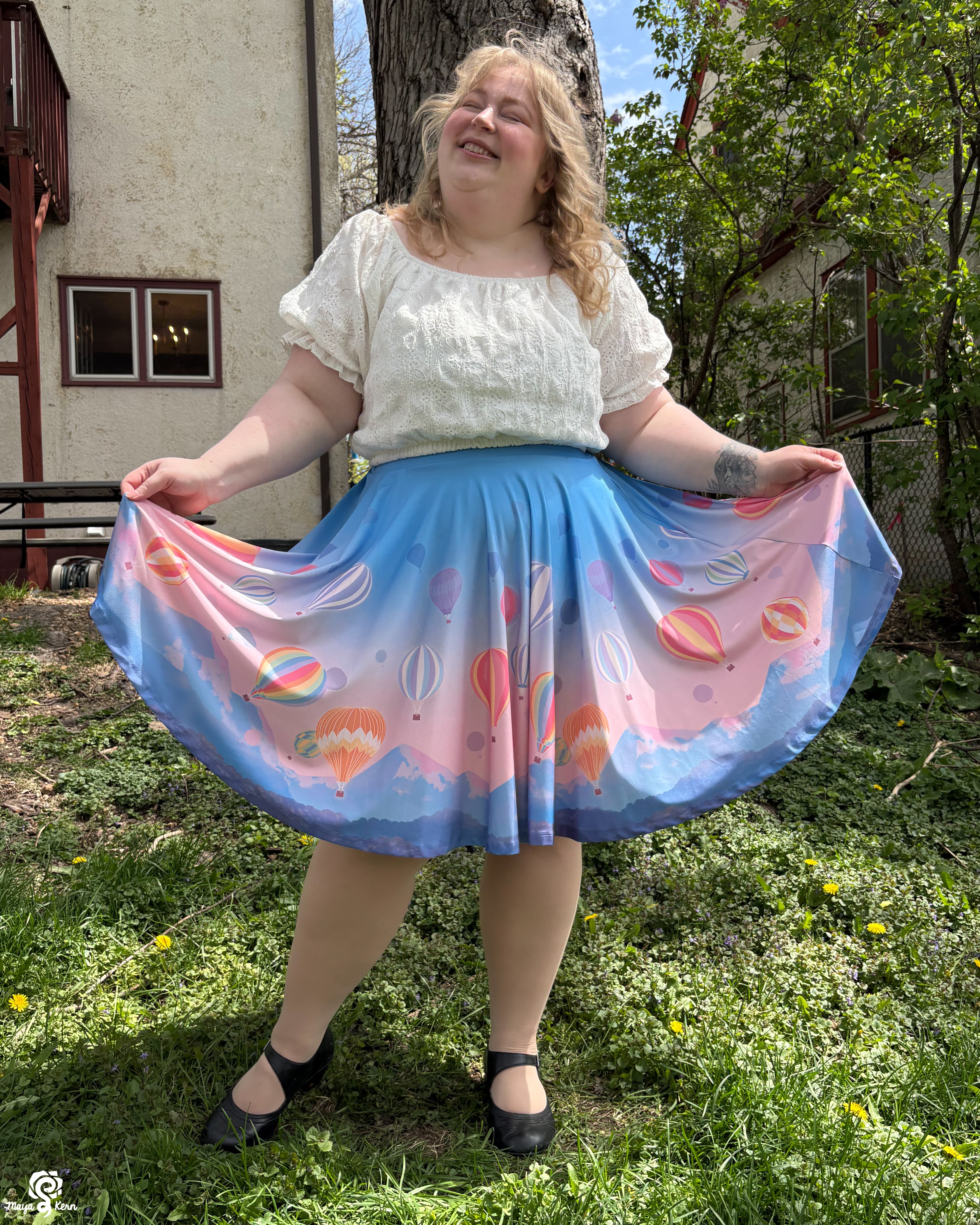 Hot Air Balloon Circle Skirt – Maya Kern