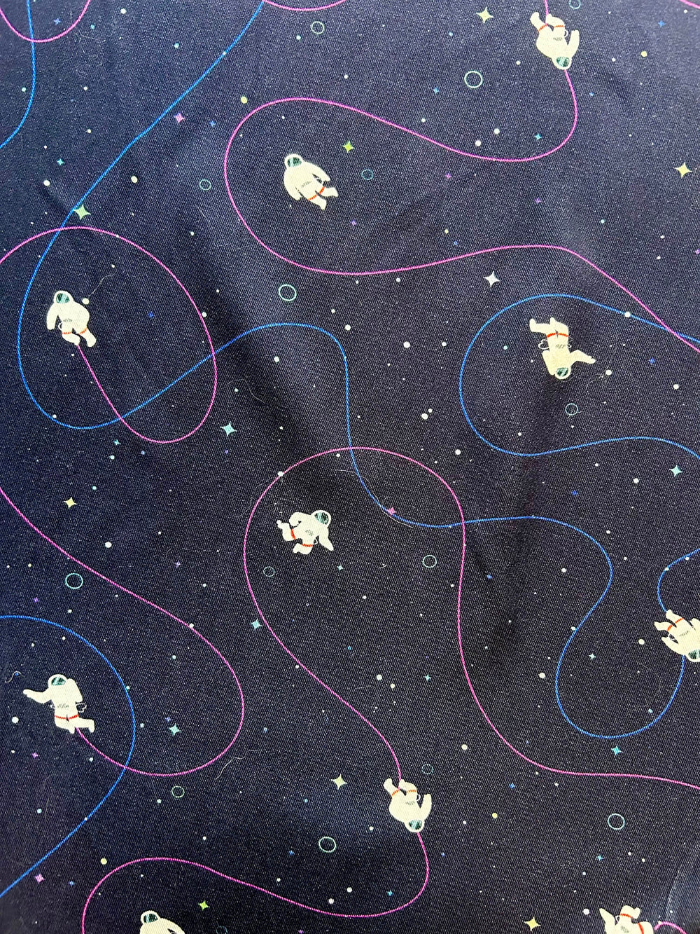 Fabric by the Yard: Astronaut — FINAL SALE