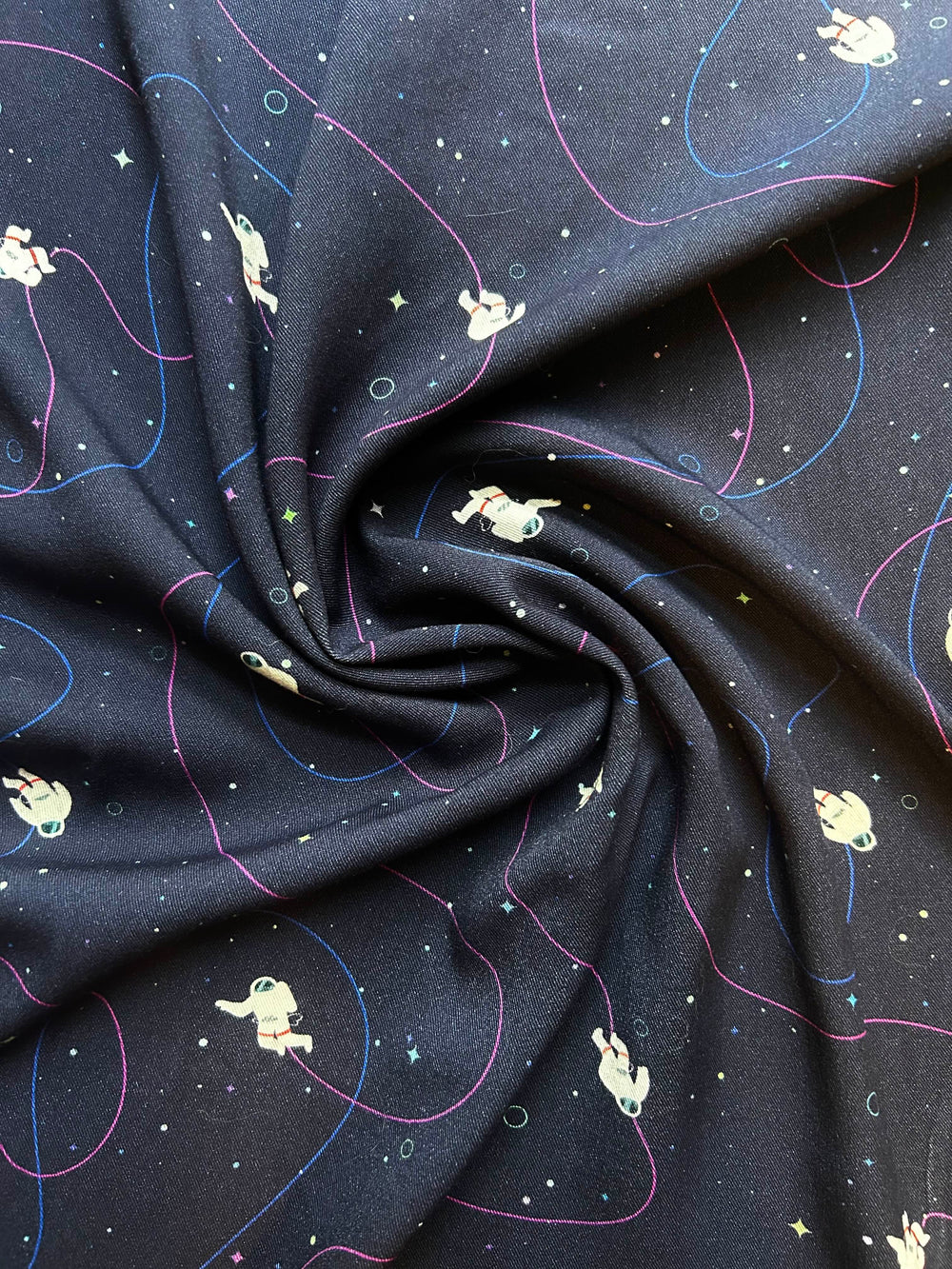Fabric by the Yard: Astronaut — FINAL SALE