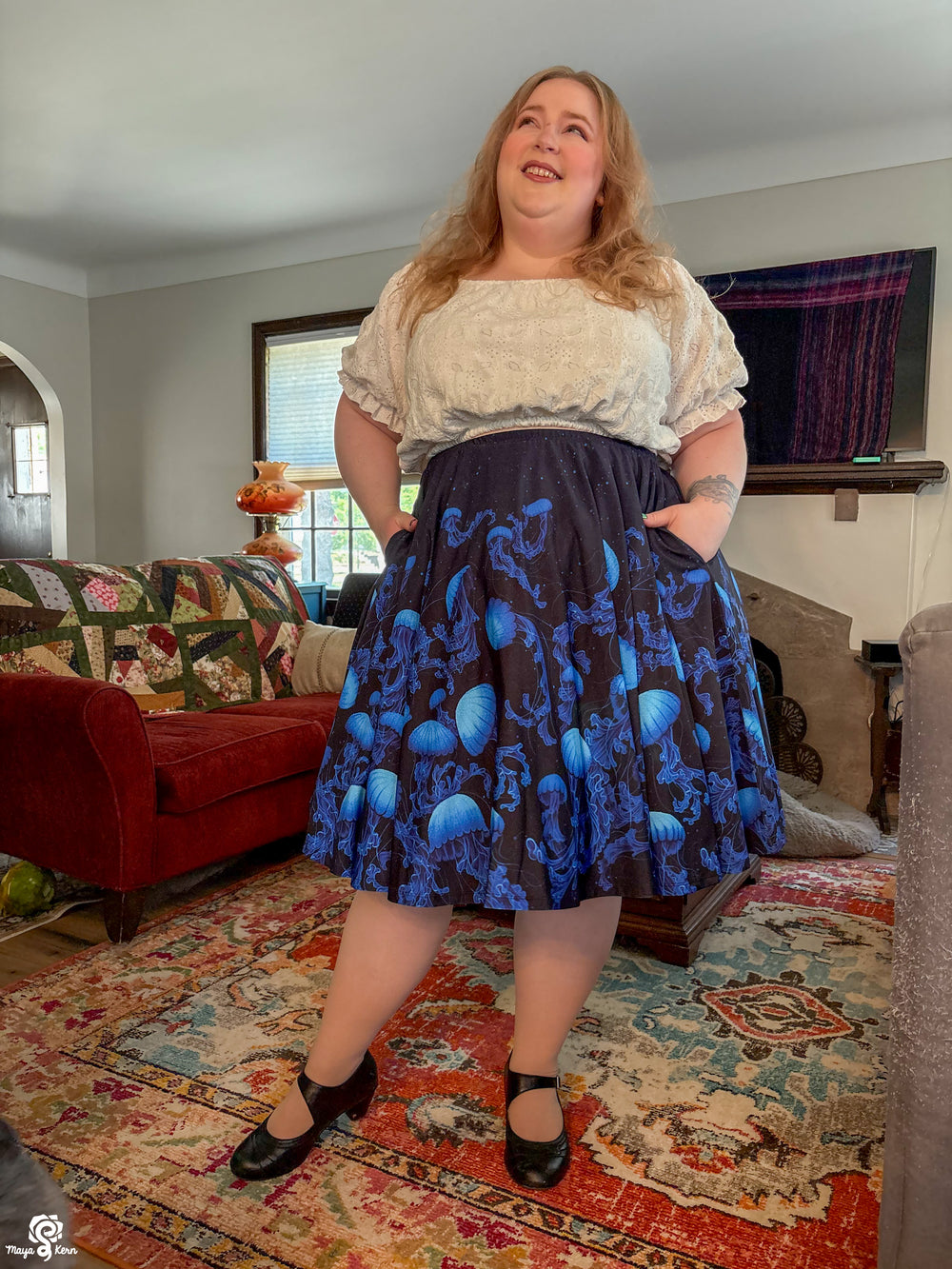 Jellyfish Midi Skirt