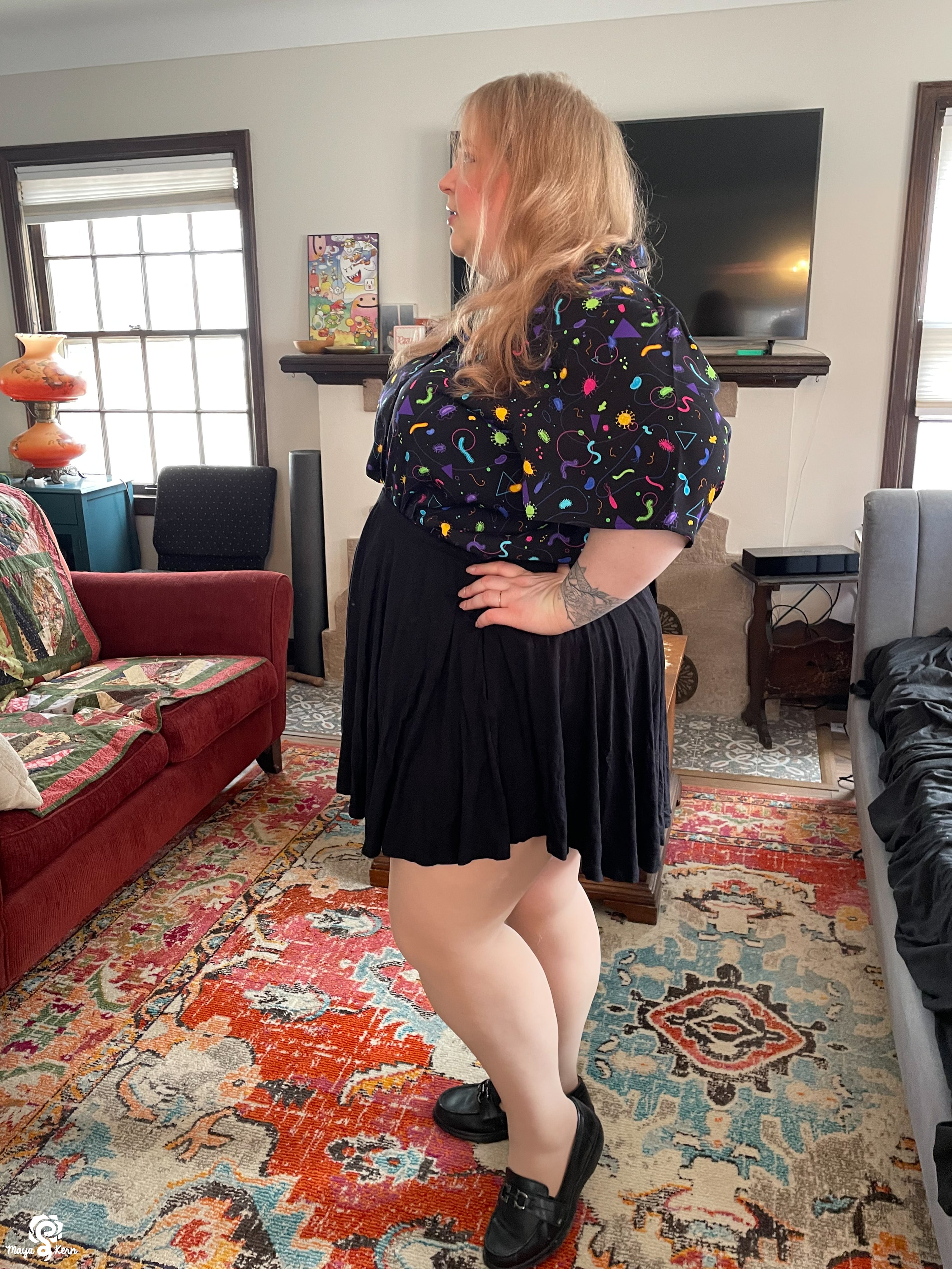 Microorganism Button-Up Shirt