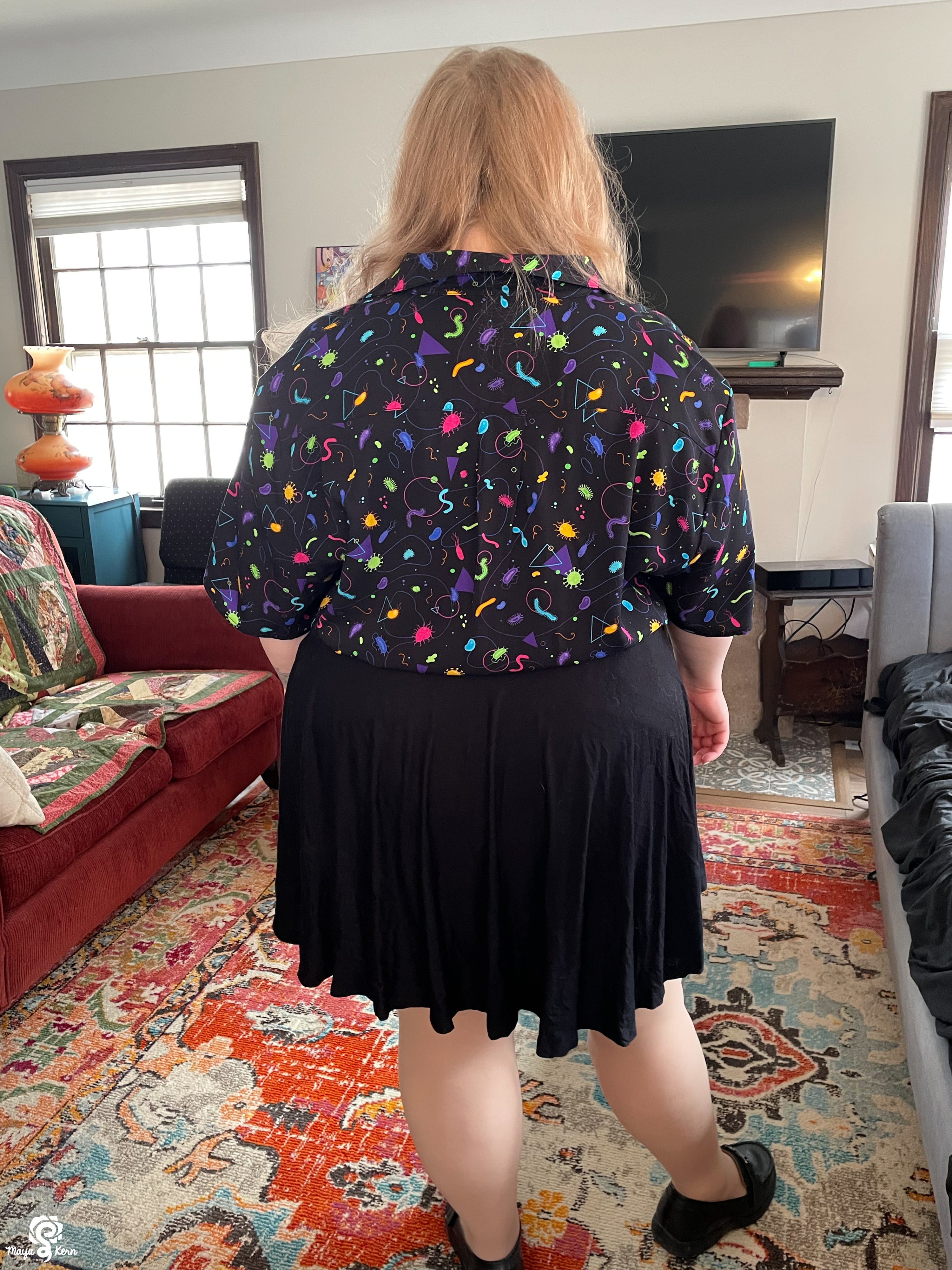 Microorganism Button-Up Shirt