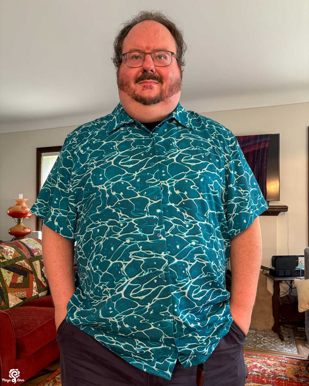 Ocean Button-Up Shirt