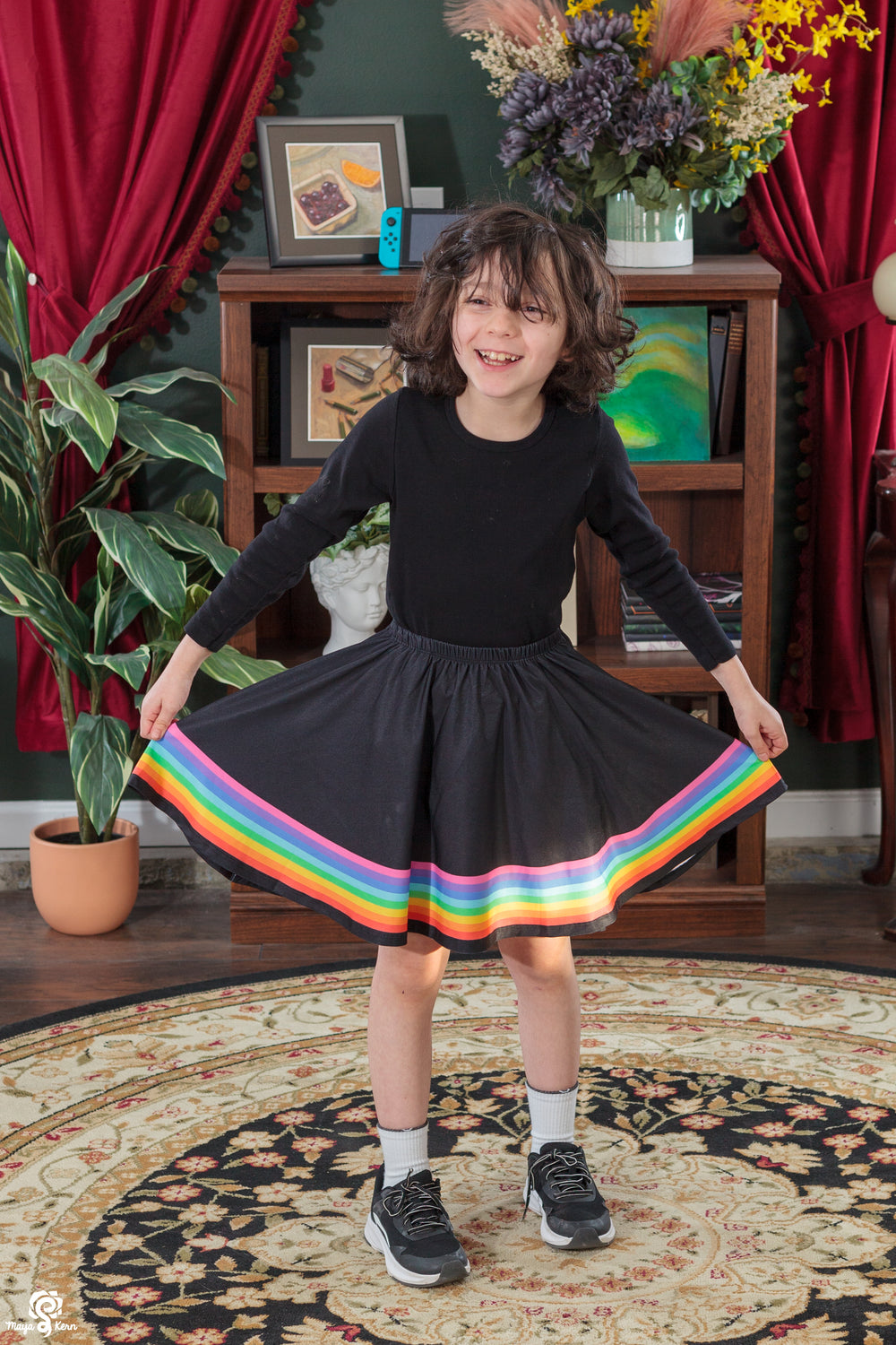 Rainbow Miniskirt- Final Sale