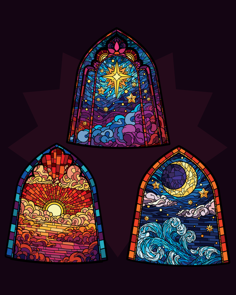 Cathedral Sticker Pack – Maya Kern
