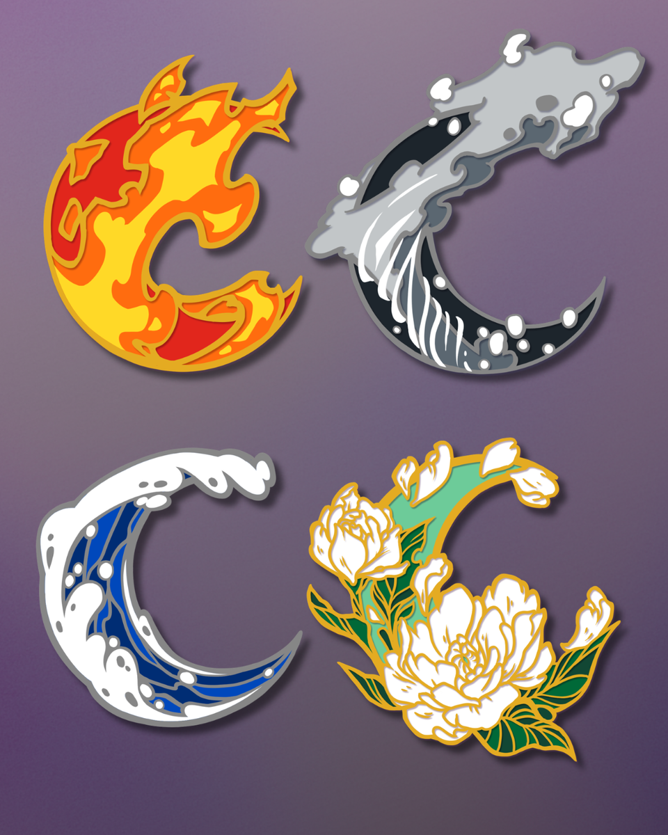Elemental Moons Sticker Pack – Maya Kern