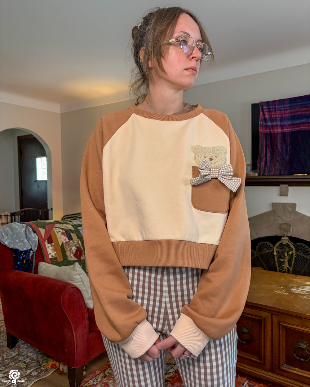 [PREORDER] Cozy Cropped Teddy Sweater