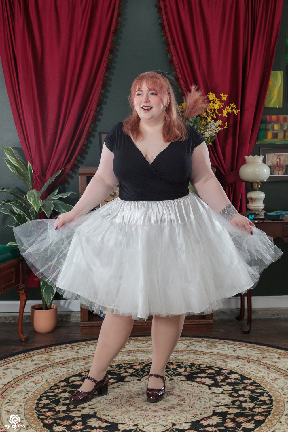Petticoat Midi Skirt