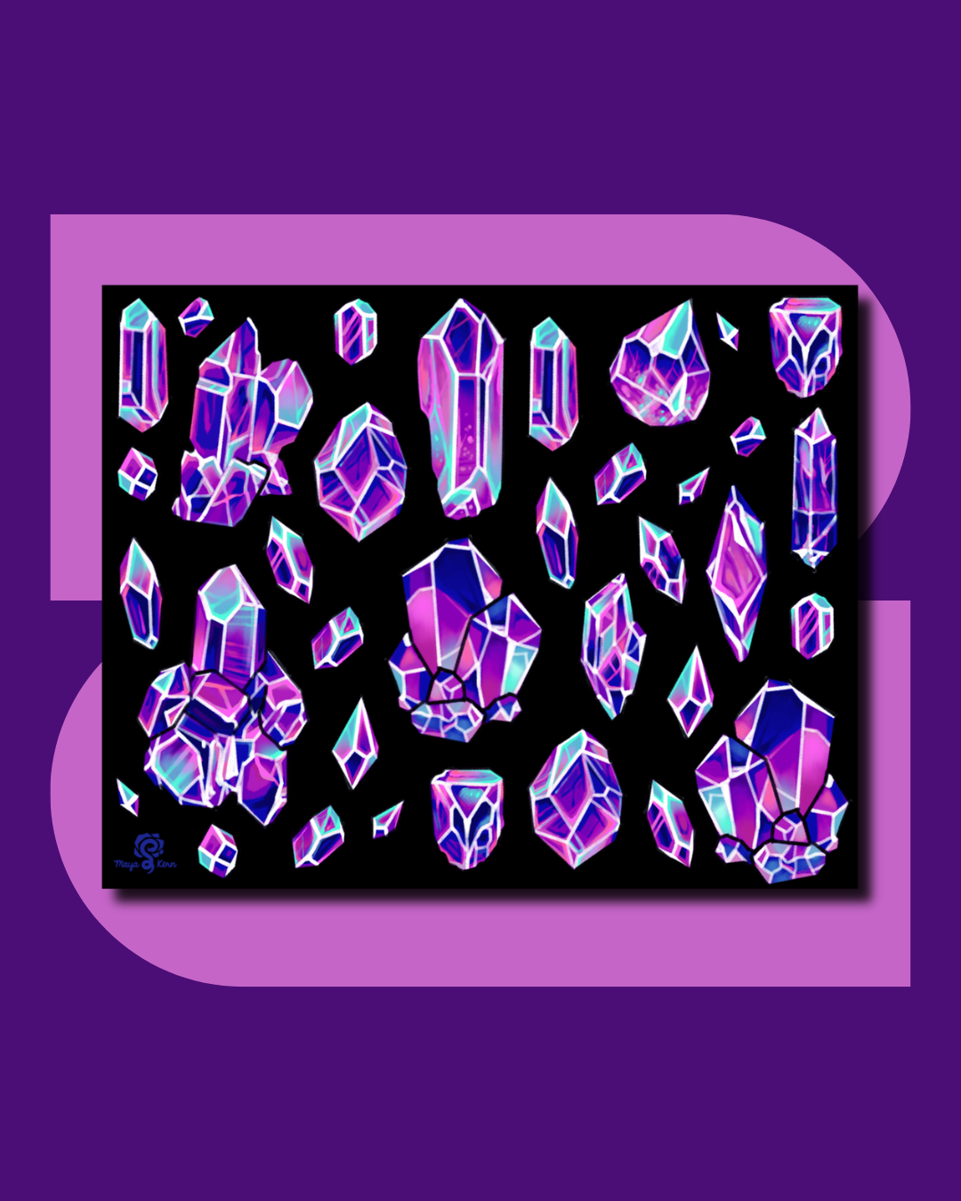 Crystal Sticker Sheets – Maya Kern