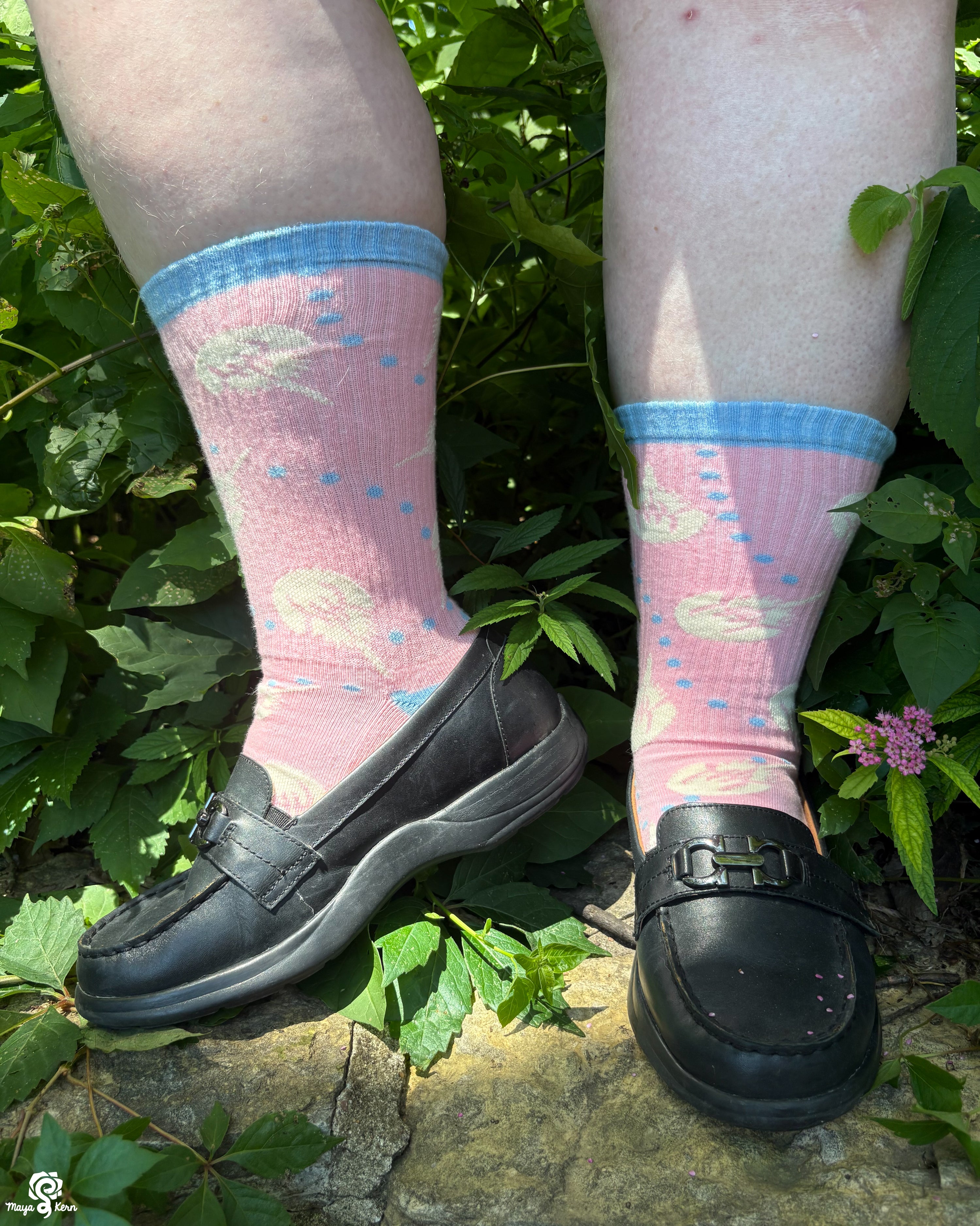 Horseshoe Crabs Cotton Ribbed Athletic Crew Socks