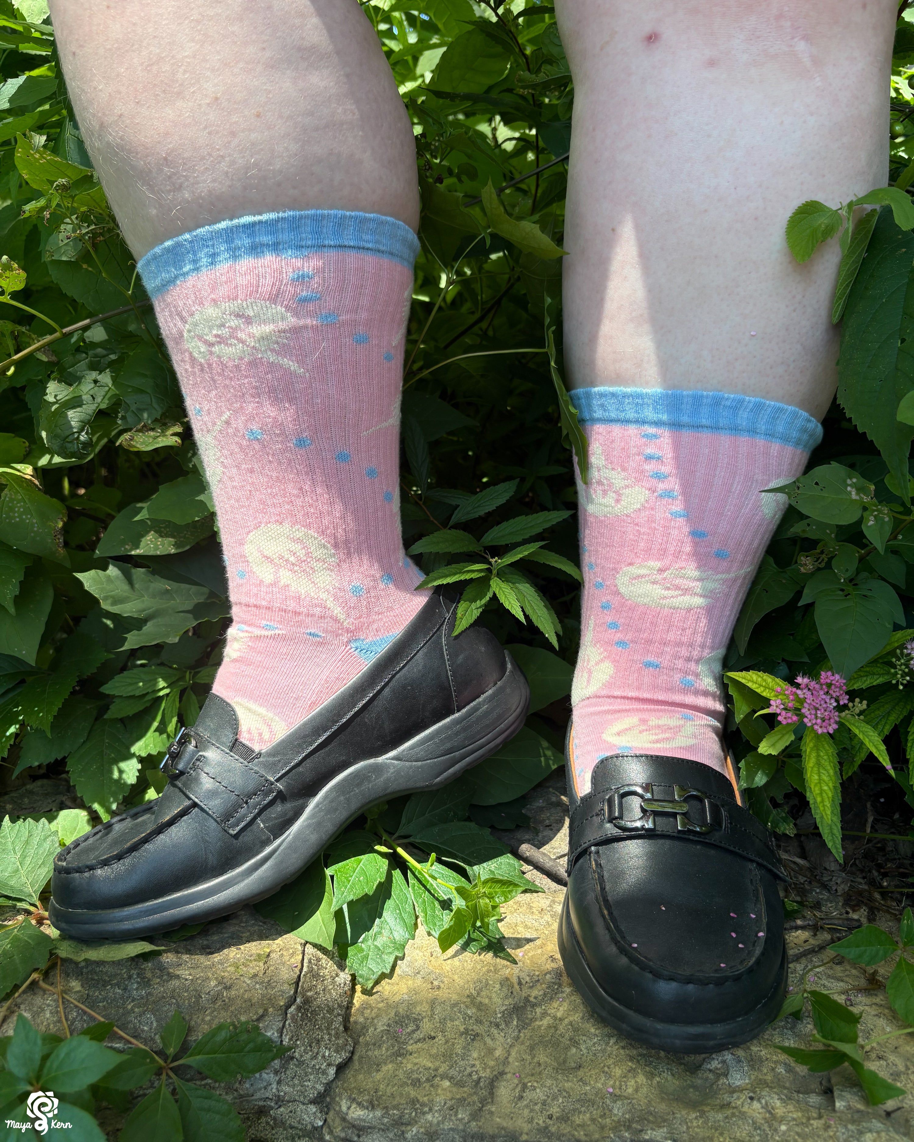 Horseshoe Crabs Cotton Ribbed Athletic Crew Socks