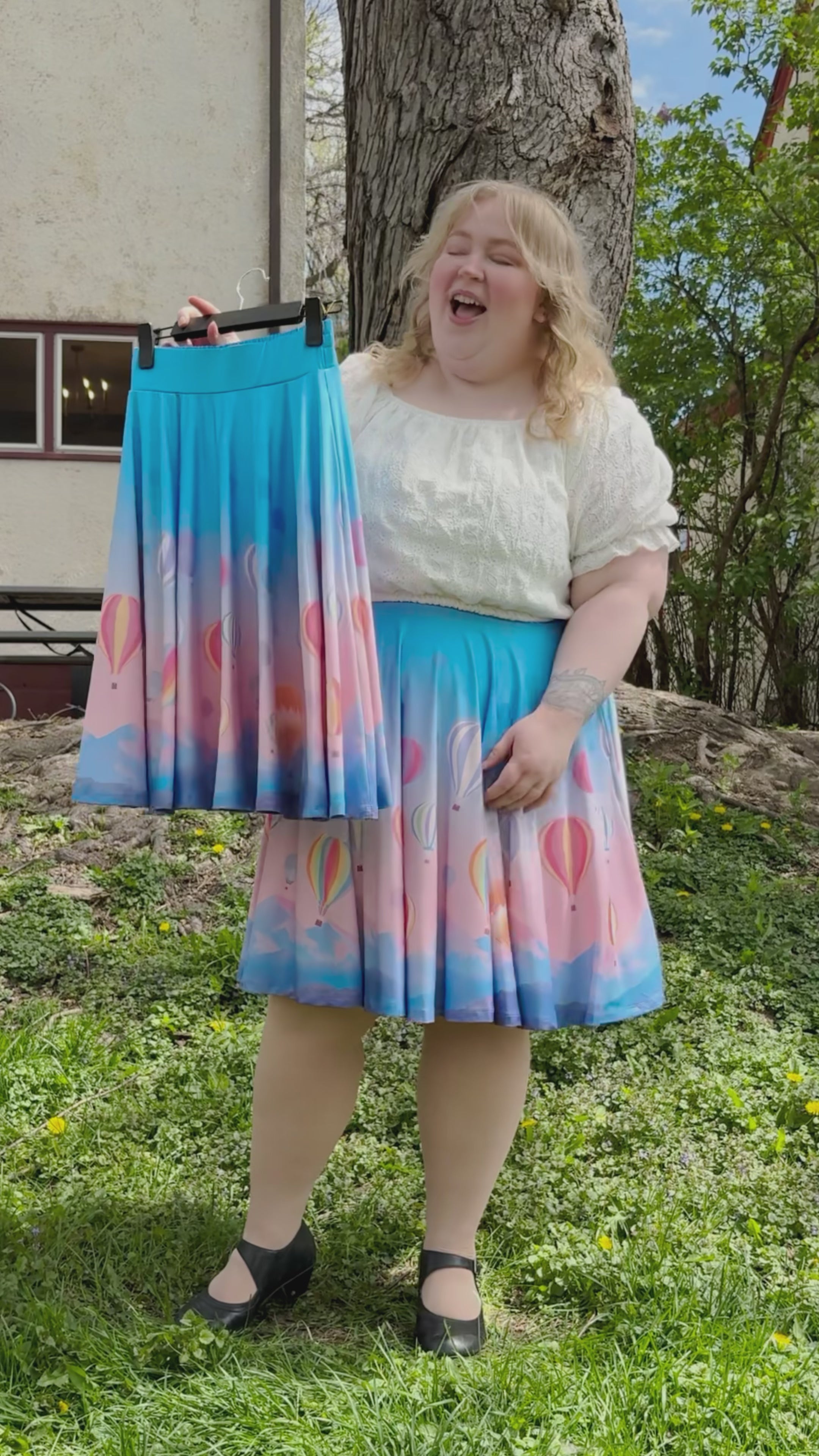 Hot Air Balloon Circle Skirt – Maya Kern