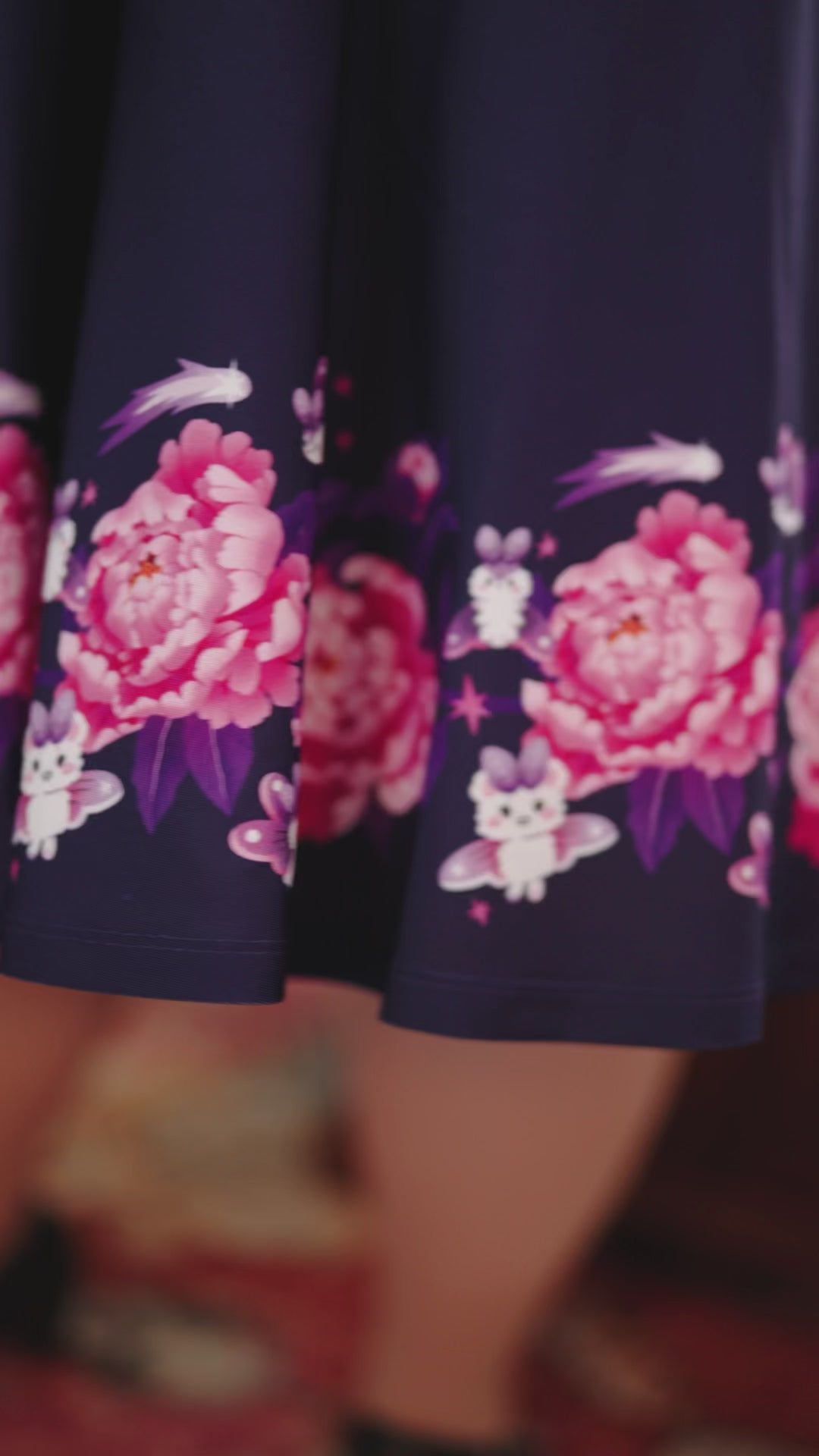 COLLAB: Lumichee — Mouse Moth Midi Skirt – Maya Kern