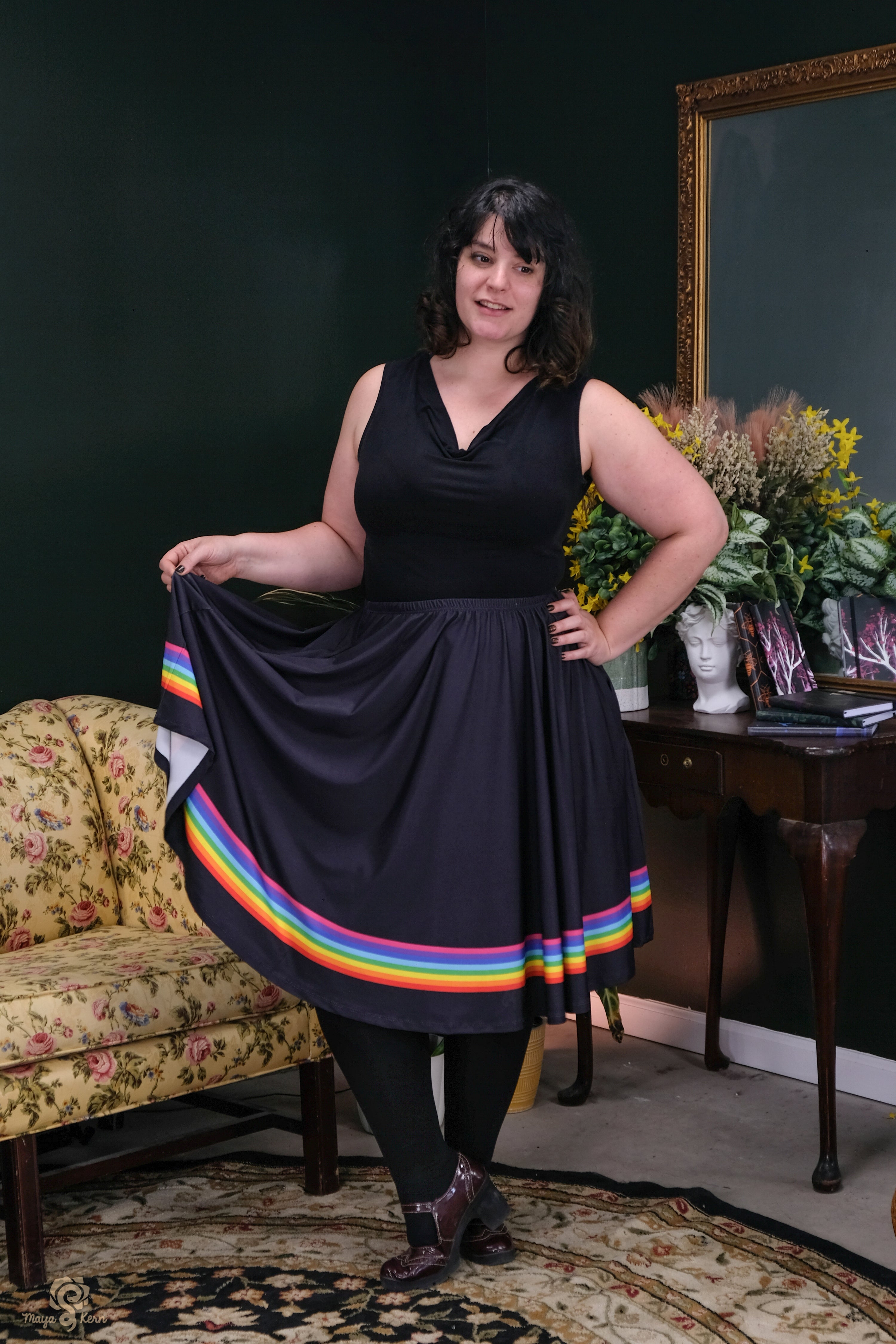 Rainbow Midi Skirt - Final Sale