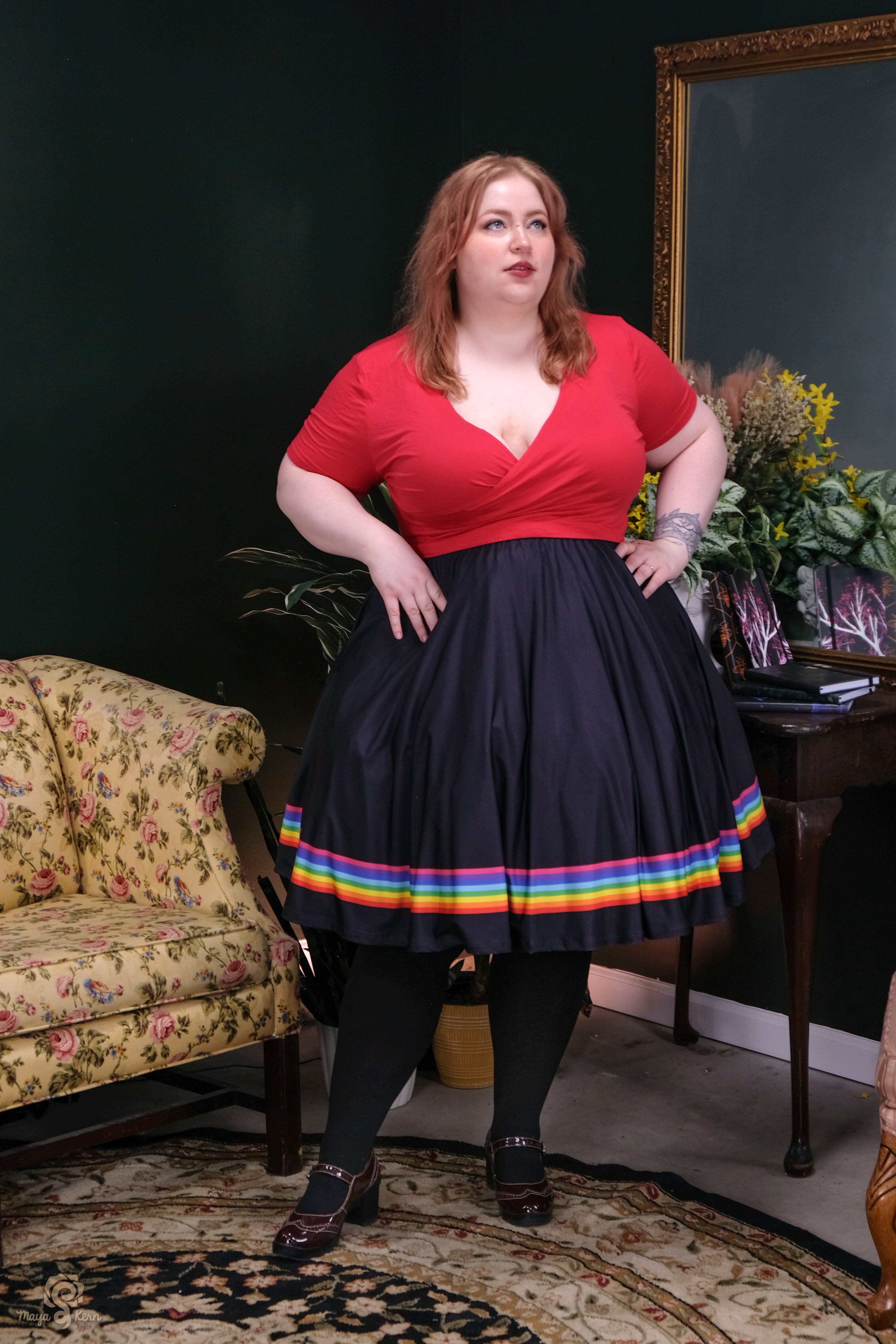 Rainbow Midi Skirt - Final Sale