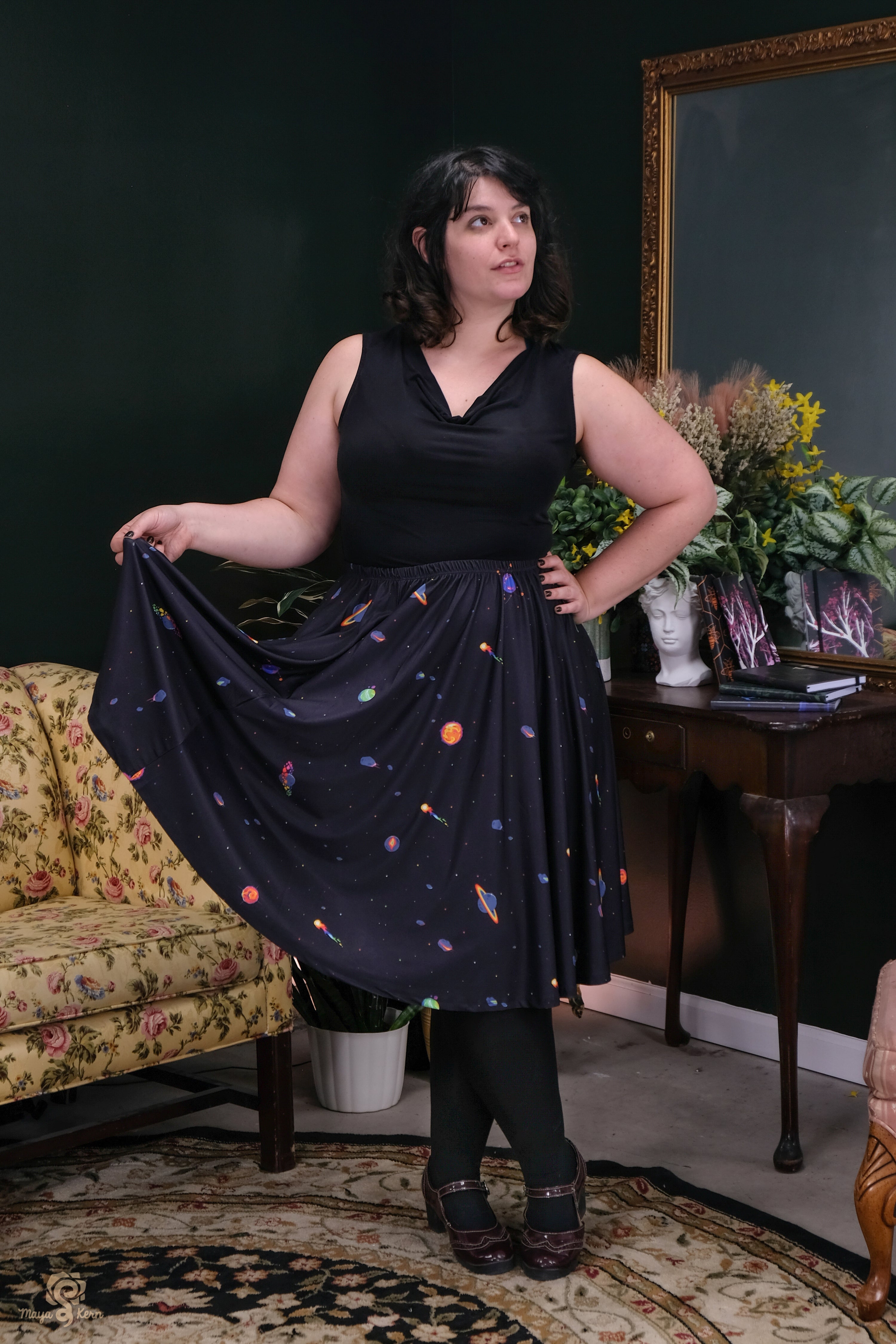 Stargayzing Midi Skirt