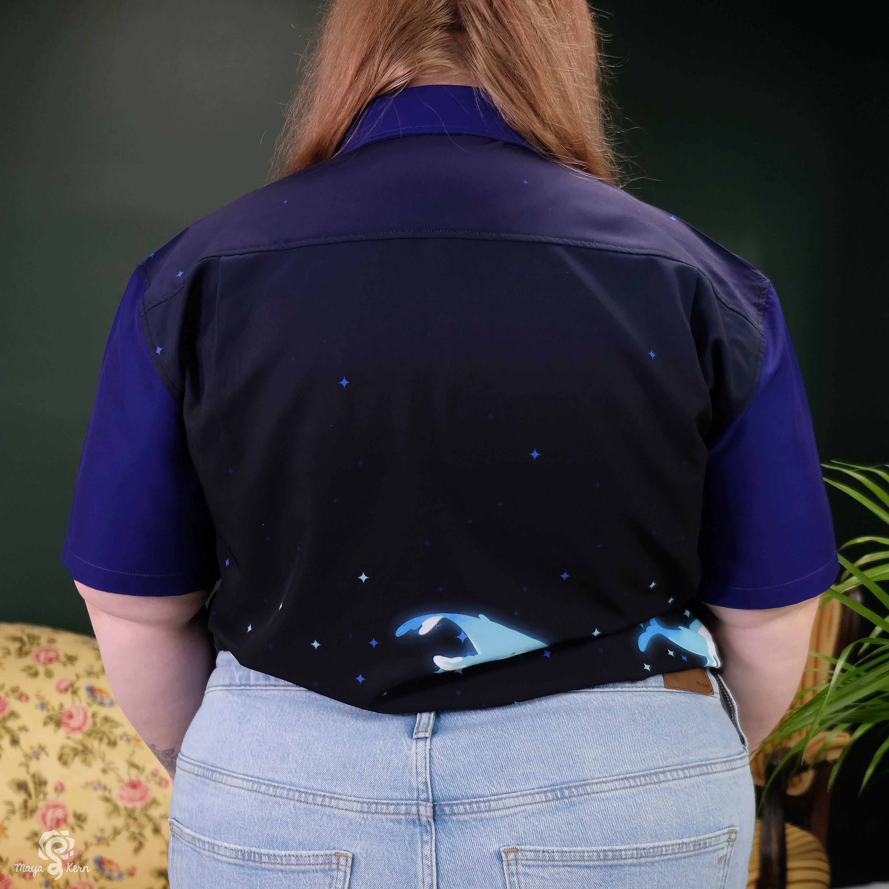 Whales Button-Down Shirt